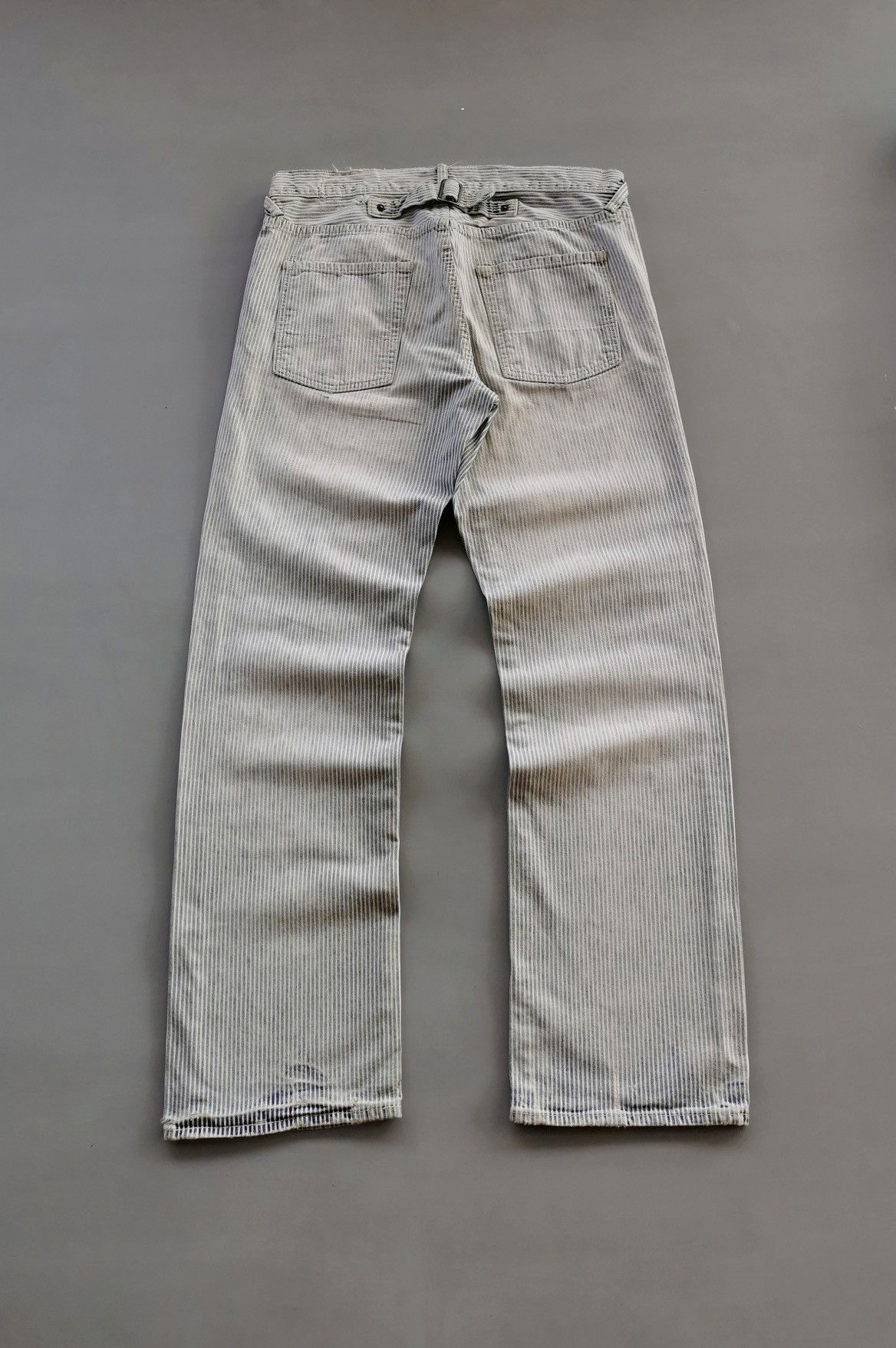 Gap Vintage Gap Stripe Distressed Denim Jeans Size US 34 / EU 50 - 1 Thumbnail