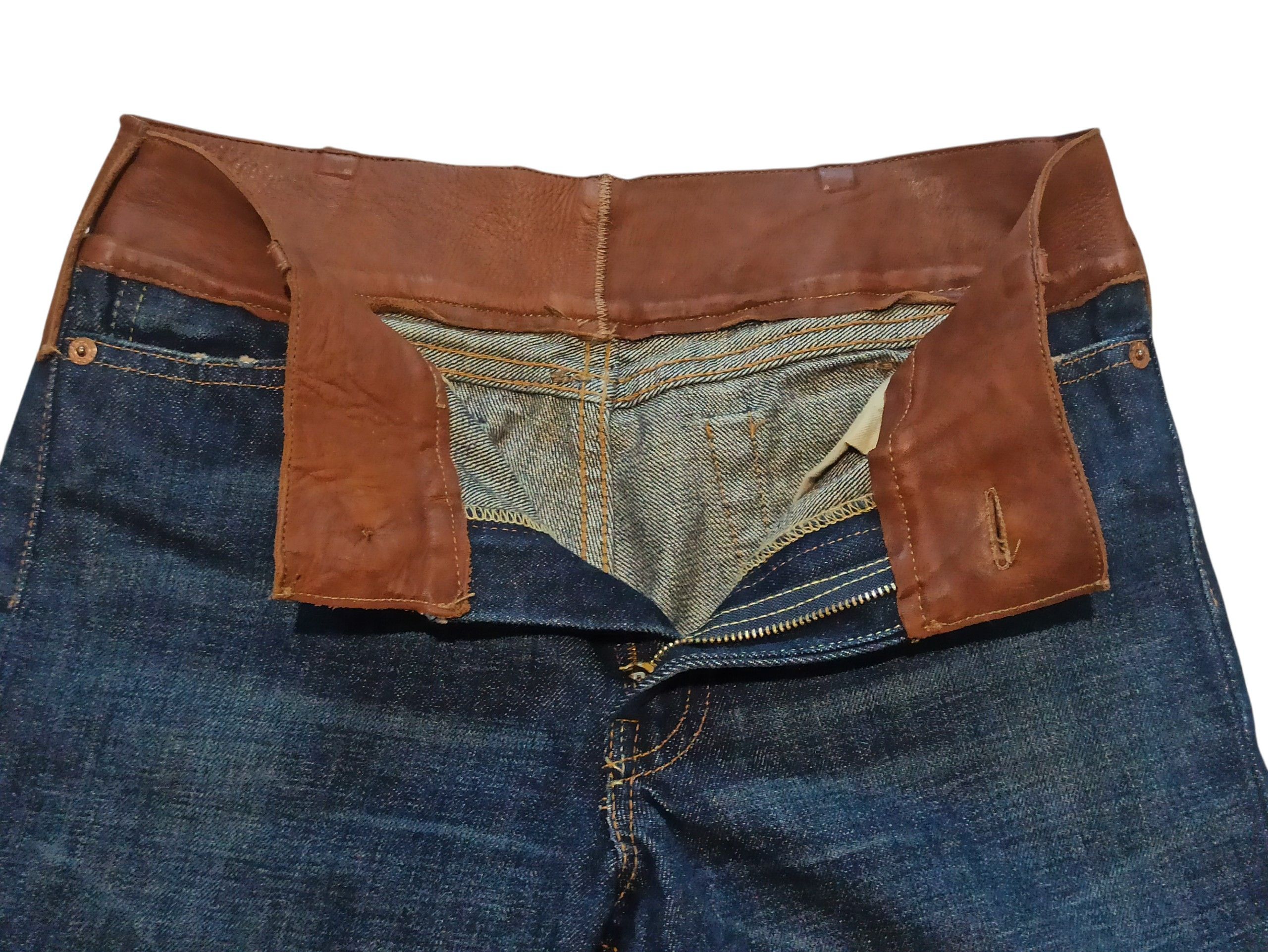 Levi's Levi's Rare Big E Leather Waistband Jeans Made In USA W28 Size 28" / US 6 / IT 42 - 5 Thumbnail