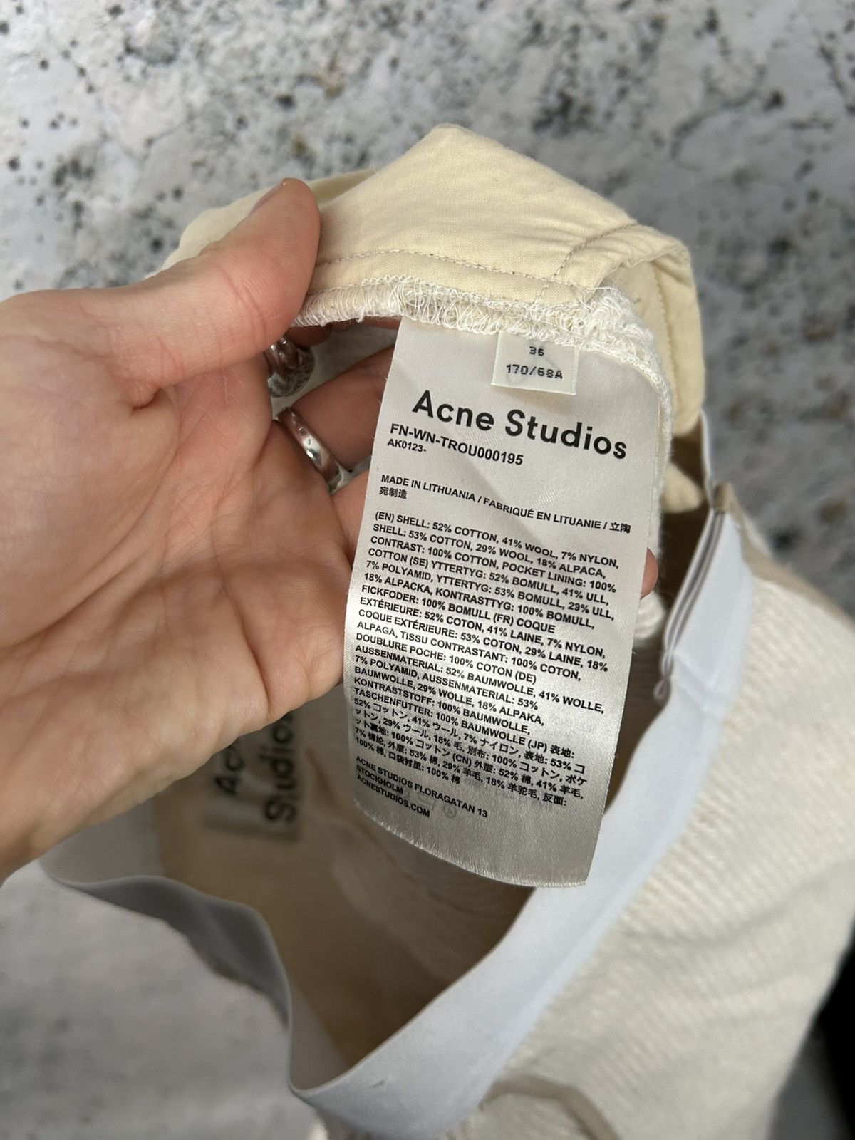 Acne Studios Acne Studios Wool Pants Designer Avantgarde Alternative Hype Size US 36 / EU 52 - 7 Thumbnail