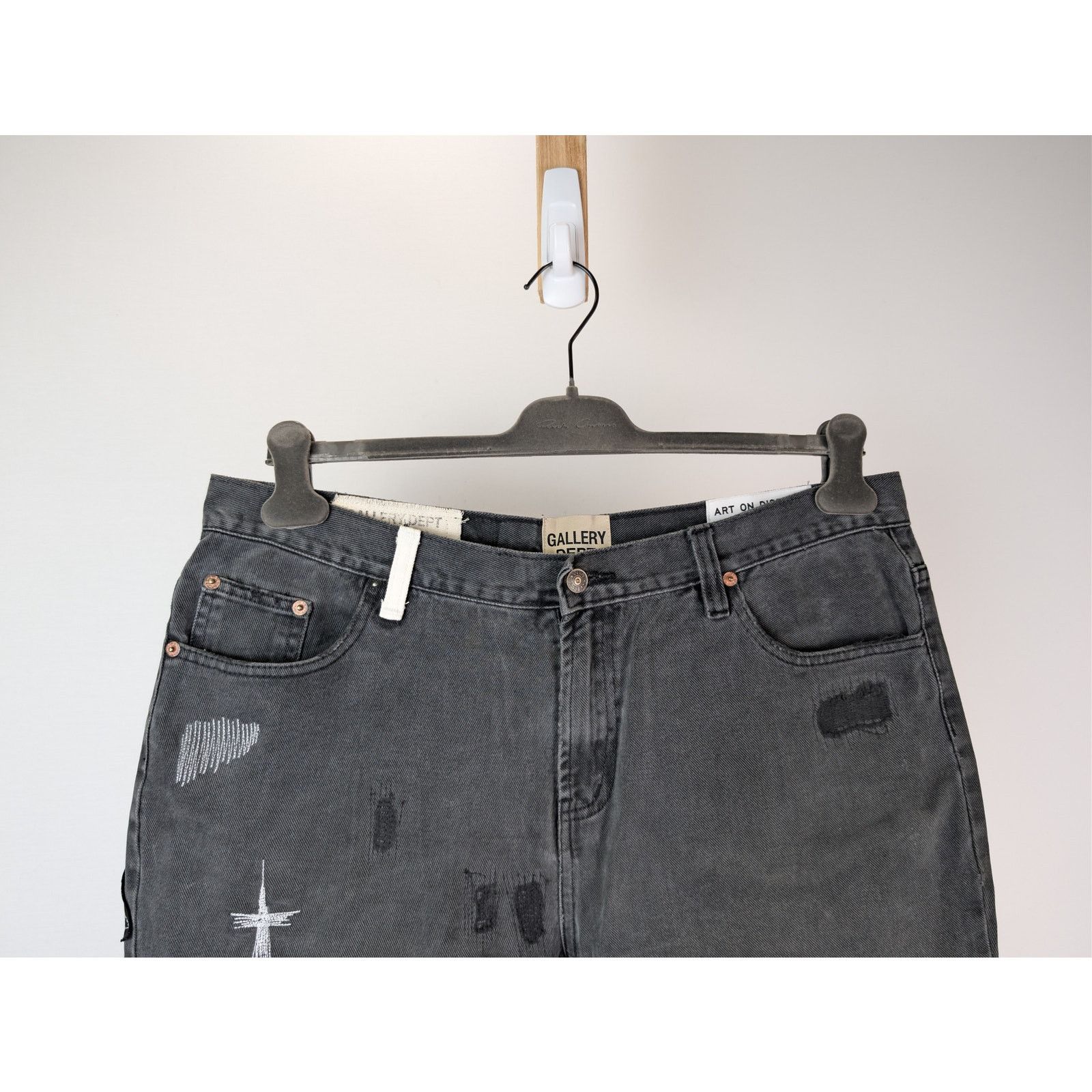 Gallery Dept. o1rshd1 Born To Die Denim Jeans in Black Size US 34 / EU 50 - 3 Thumbnail
