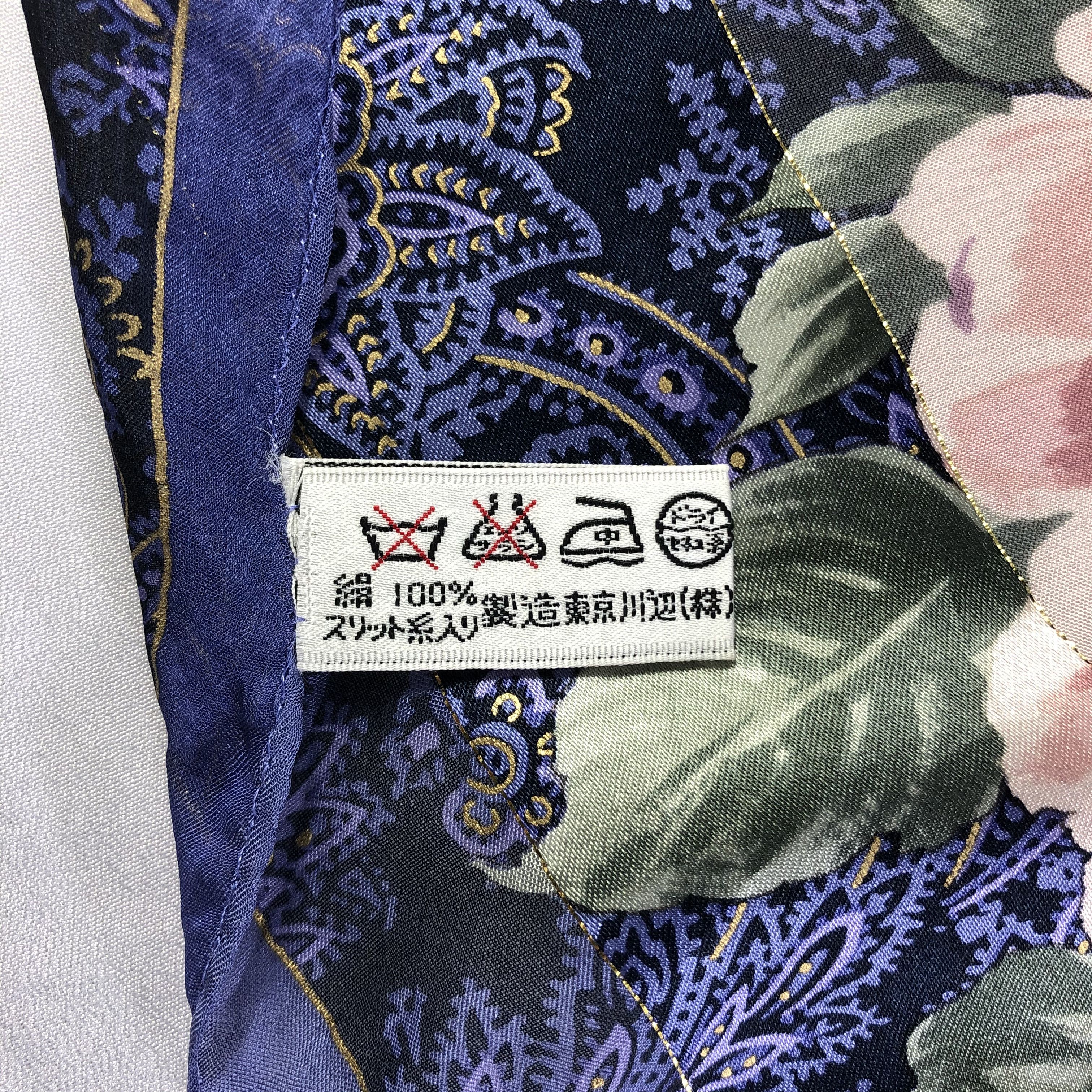 Lui di Lancetti × Vintage Vintage Lui De Lancetti Silk Scarf Size ONE SIZE - 6 Thumbnail