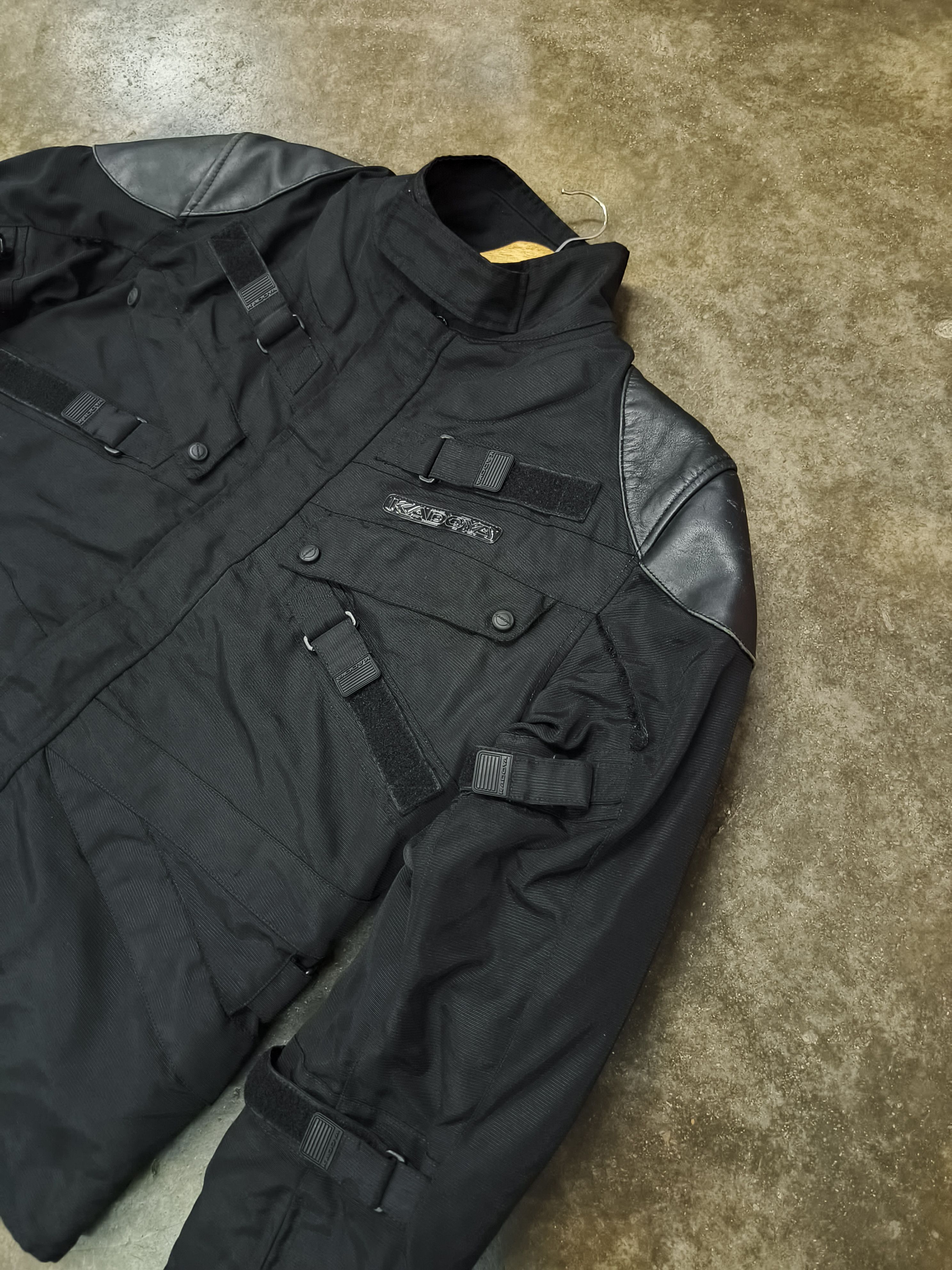 Kadoya KADOYA PADDING LEATHER MOTORCYCLE JACKET DISTRESSED Size US XL / EU 56 / 4 - 4 Thumbnail