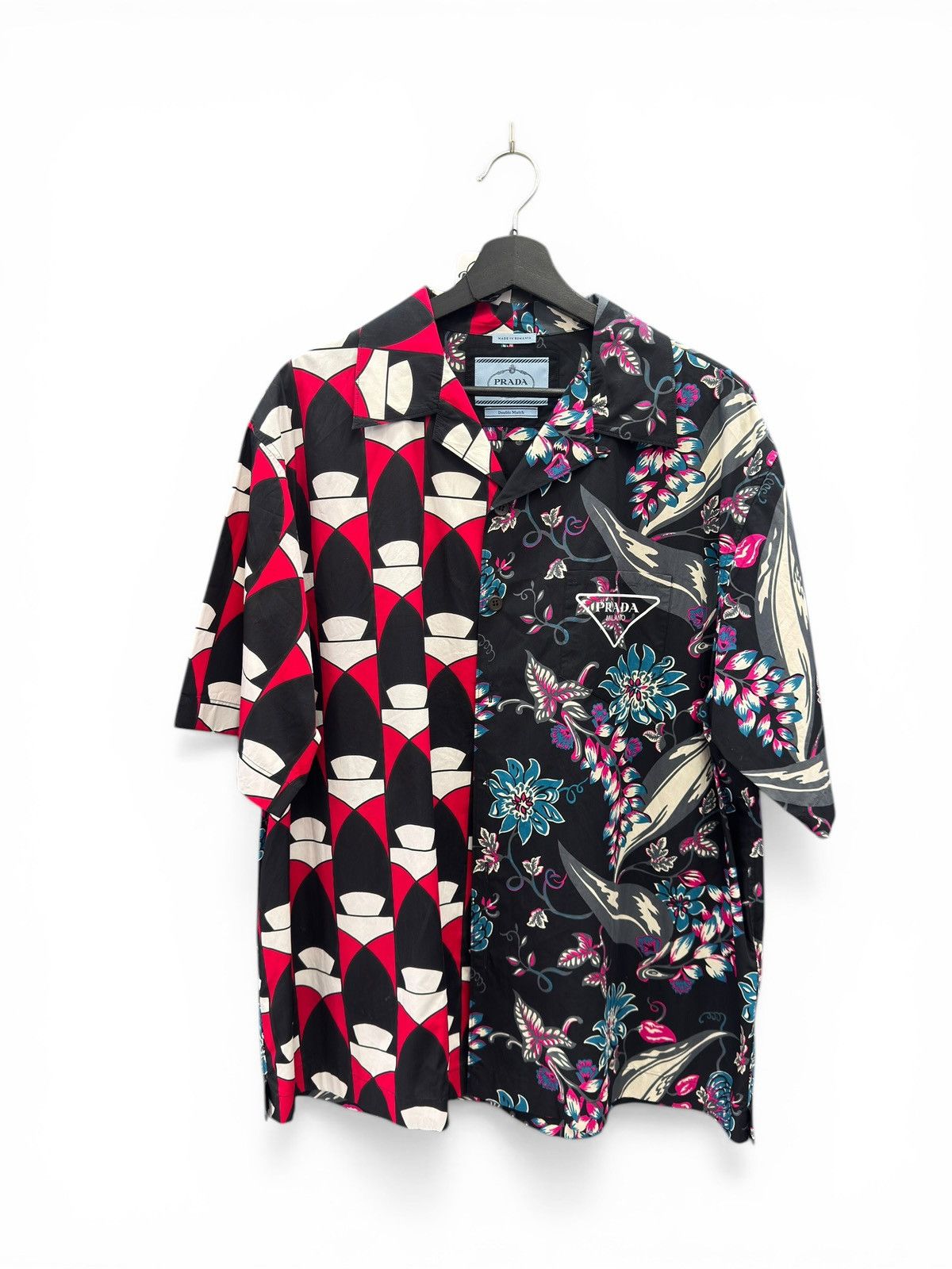 Prada Prada Rose Double Match Button Up Shirt Size US XXL / EU 58 / 5 - 1 Thumbnail