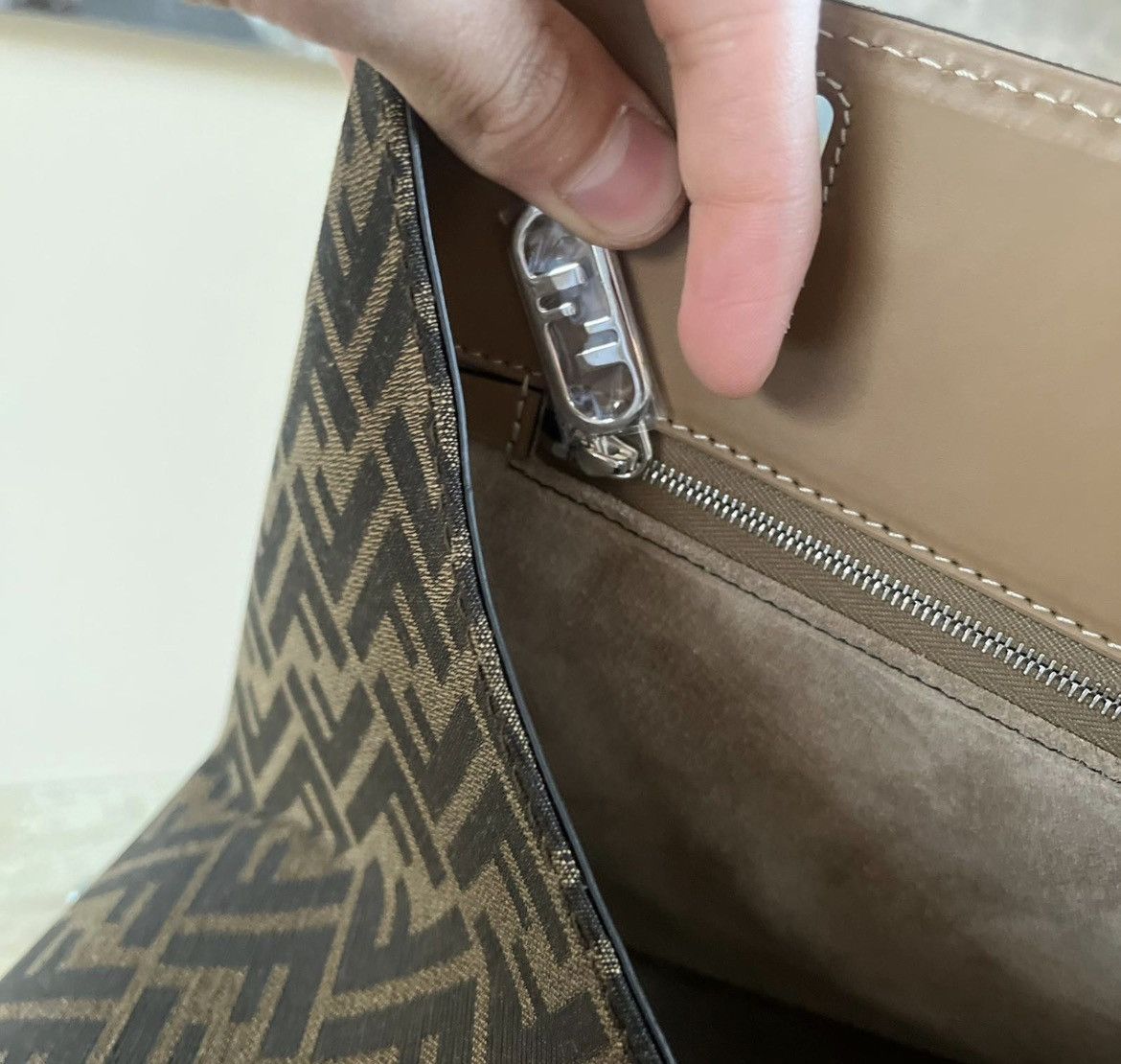 Suitcase / Luggage / Briefcase Leather Interior Monogram