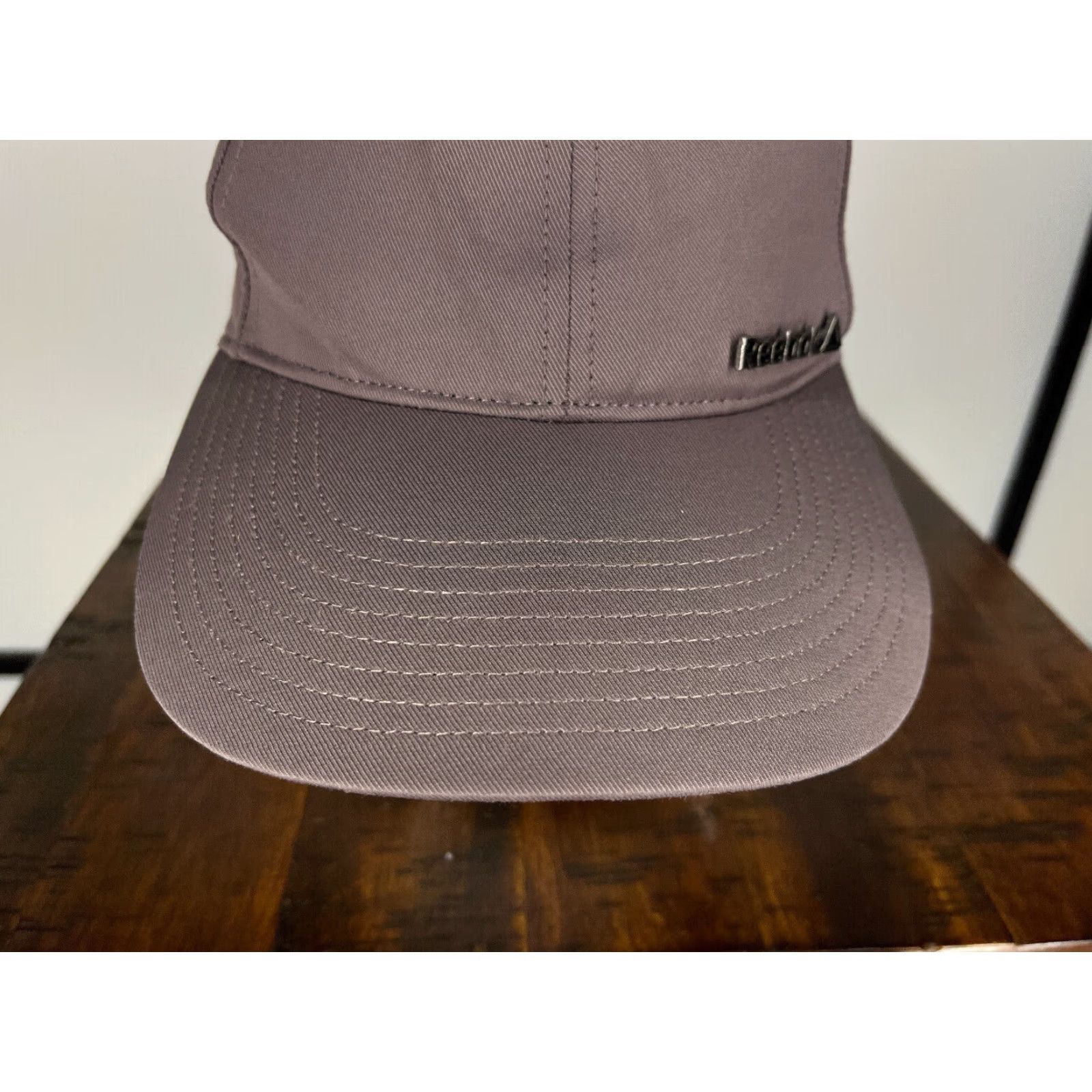 Reebok Reebok Hat Cap Baseball Cap Unisex Adults One Size Gray Purple Metal Logo Cotton Polyester Adjustable Lightweight Twill Star Logo Outdoor Size ONE SIZE - 3 Thumbnail