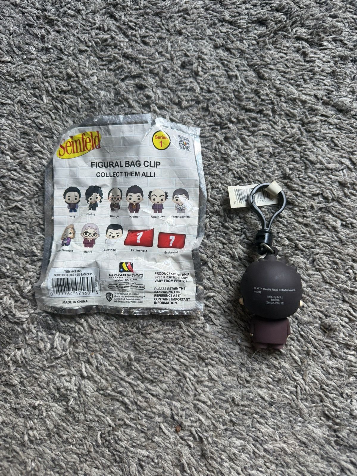 Warner Bros 2020 Warner Bros. Seinfeld Kramer Figural Bag Clip Size ONE SIZE - 2 Thumbnail
