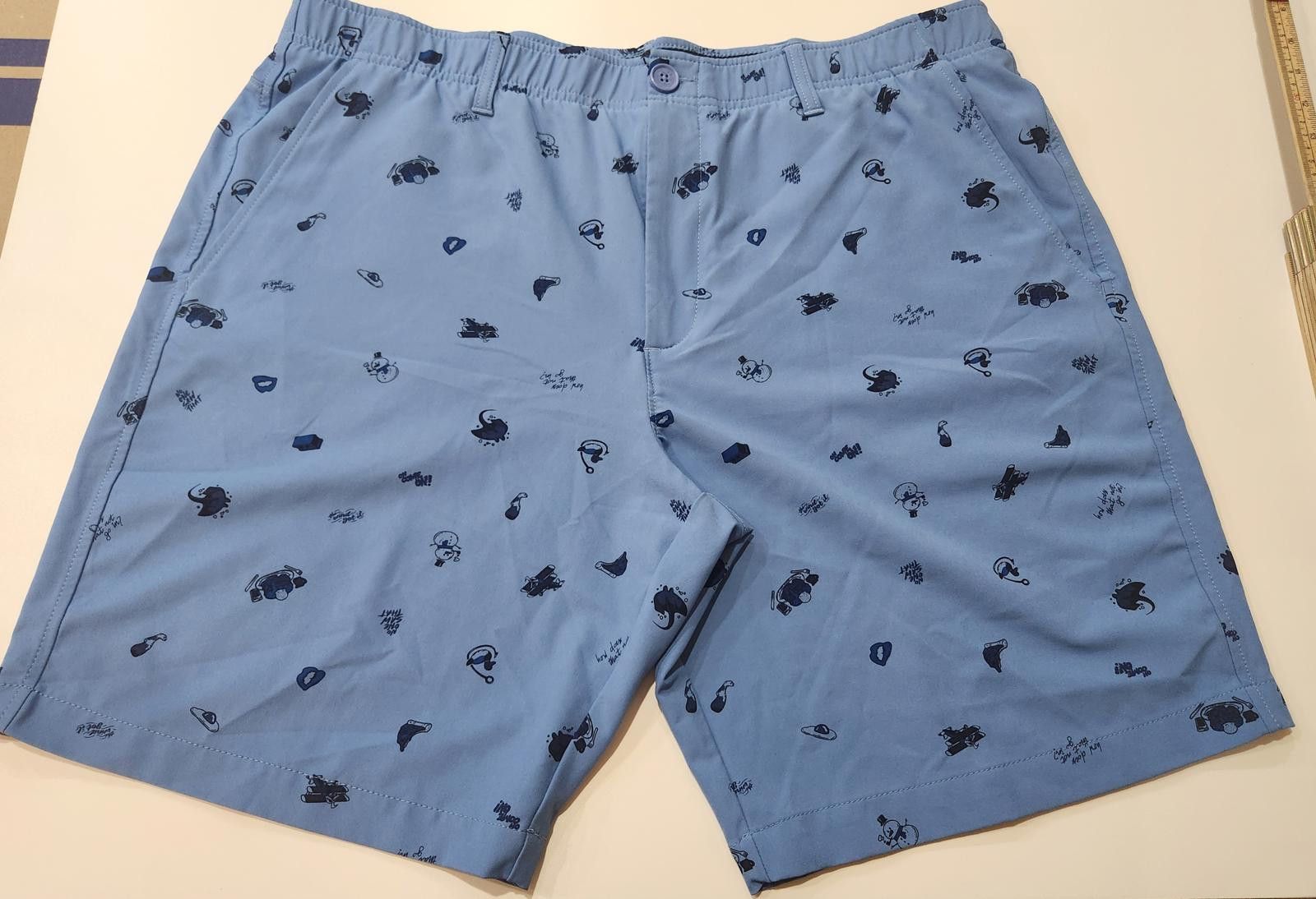 Under Armour Under Armour UA Drive Printed Golf Shorts Men's 42 Blue Size US 42 / EU 58 - 5 Thumbnail