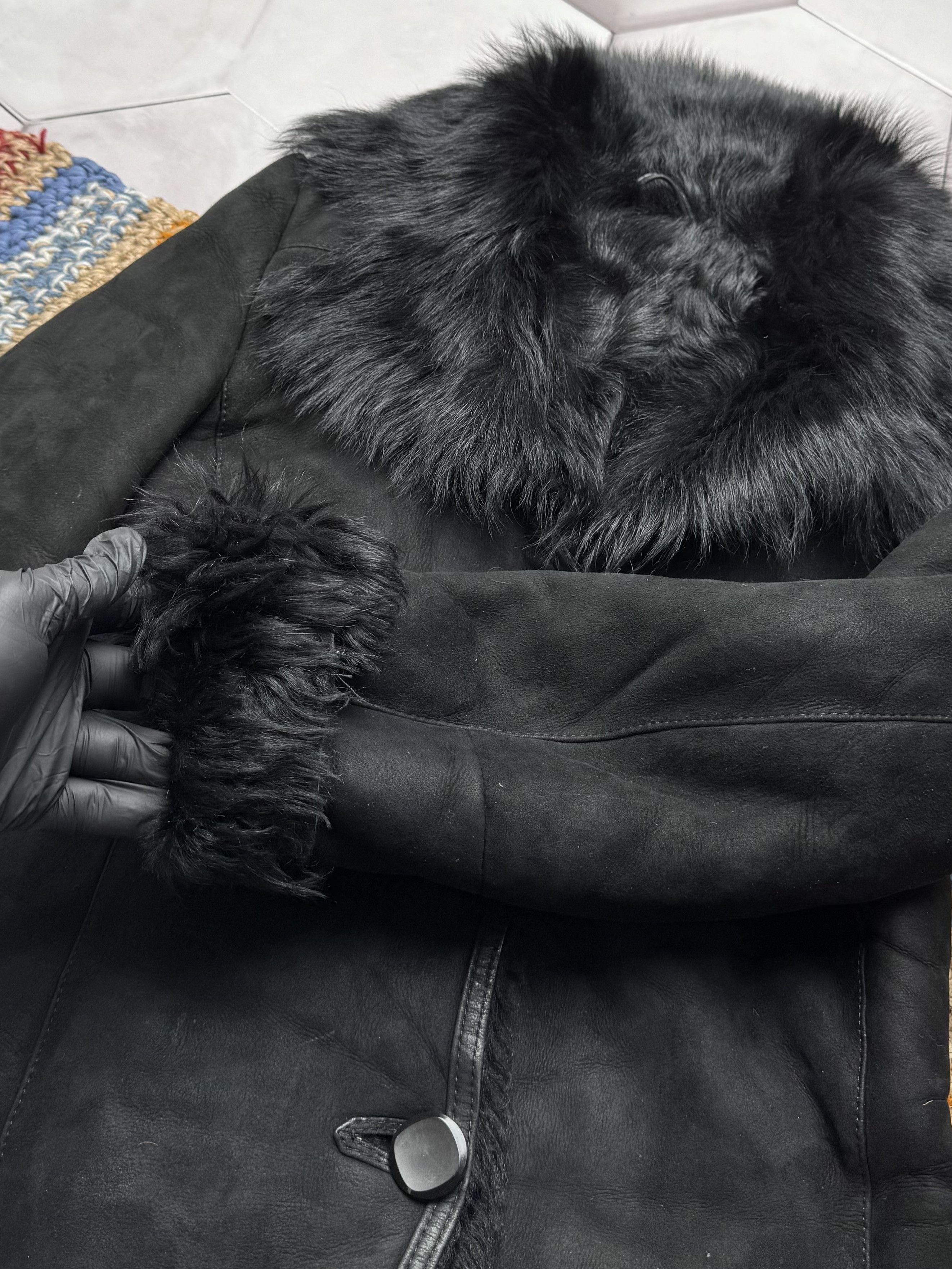 Japanese Brand Vintage Real Sheepskin Jacket (E4) Size S / US 4 / IT 40 - 4 Thumbnail
