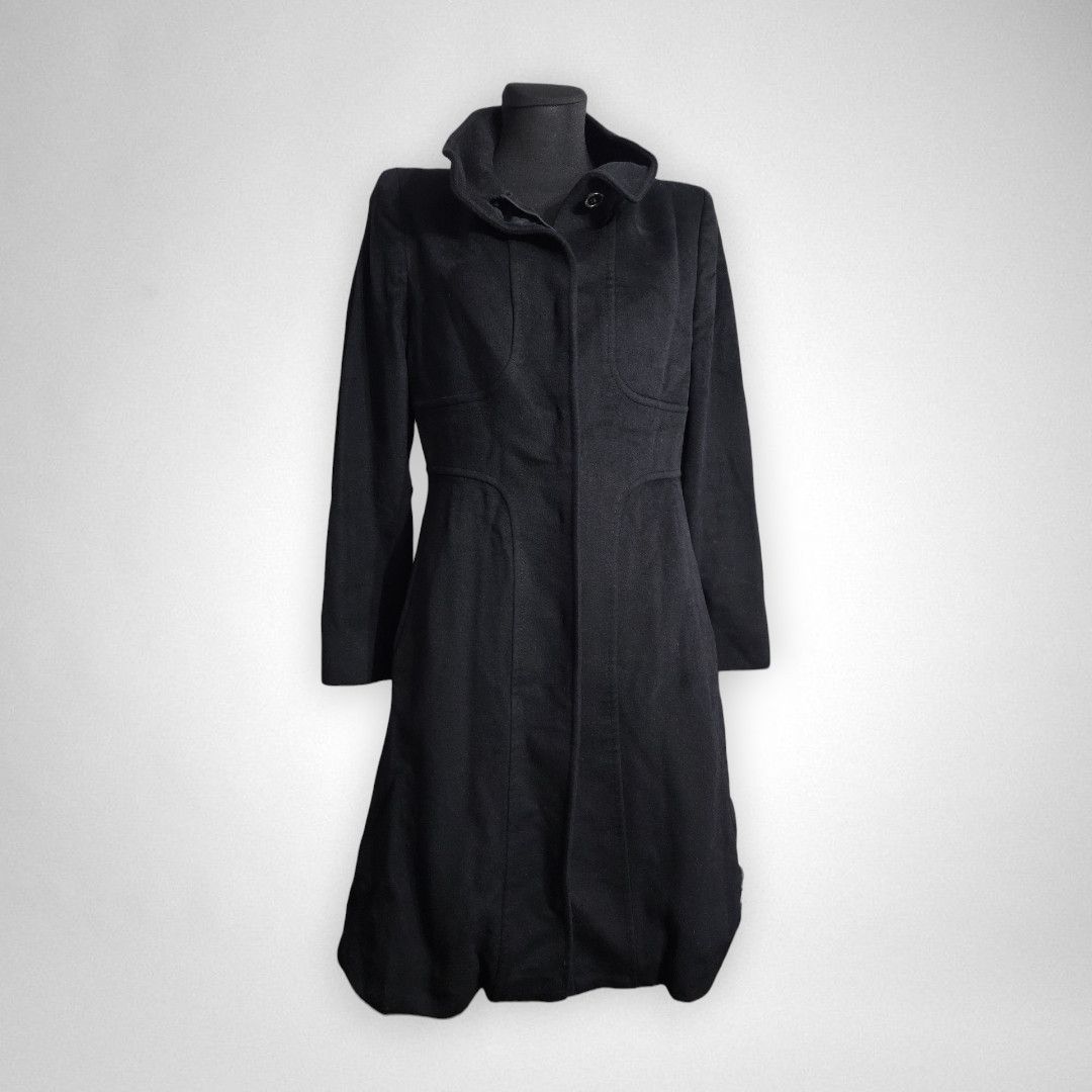Max Mara Max Mara 100% wool Woolmark warm navy coat winter spring Size M / US 6-8 / IT 42-44 - 1 Thumbnail