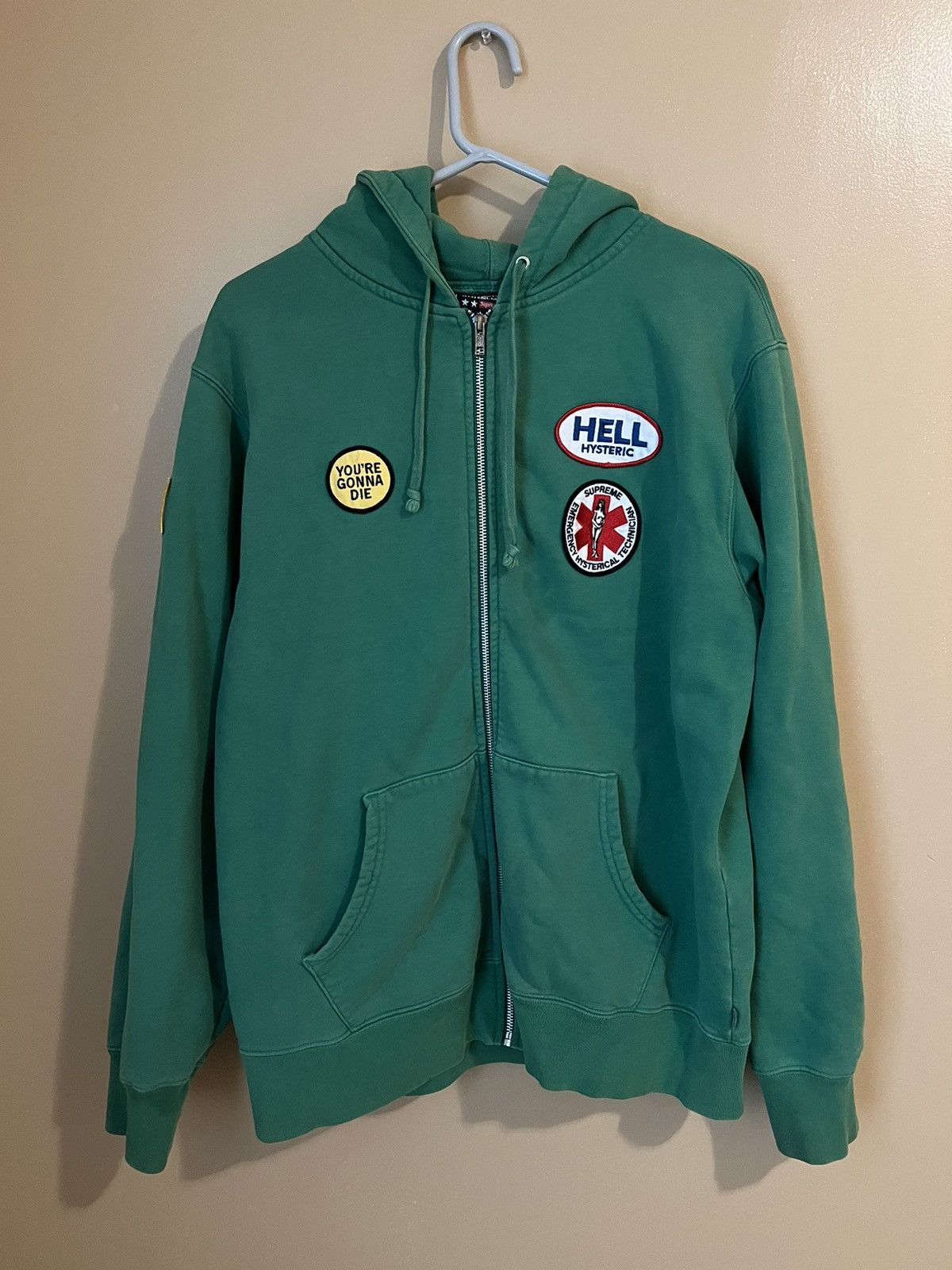 Supreme Hysteric Glamour Zip Up Hoodie | Grailed
