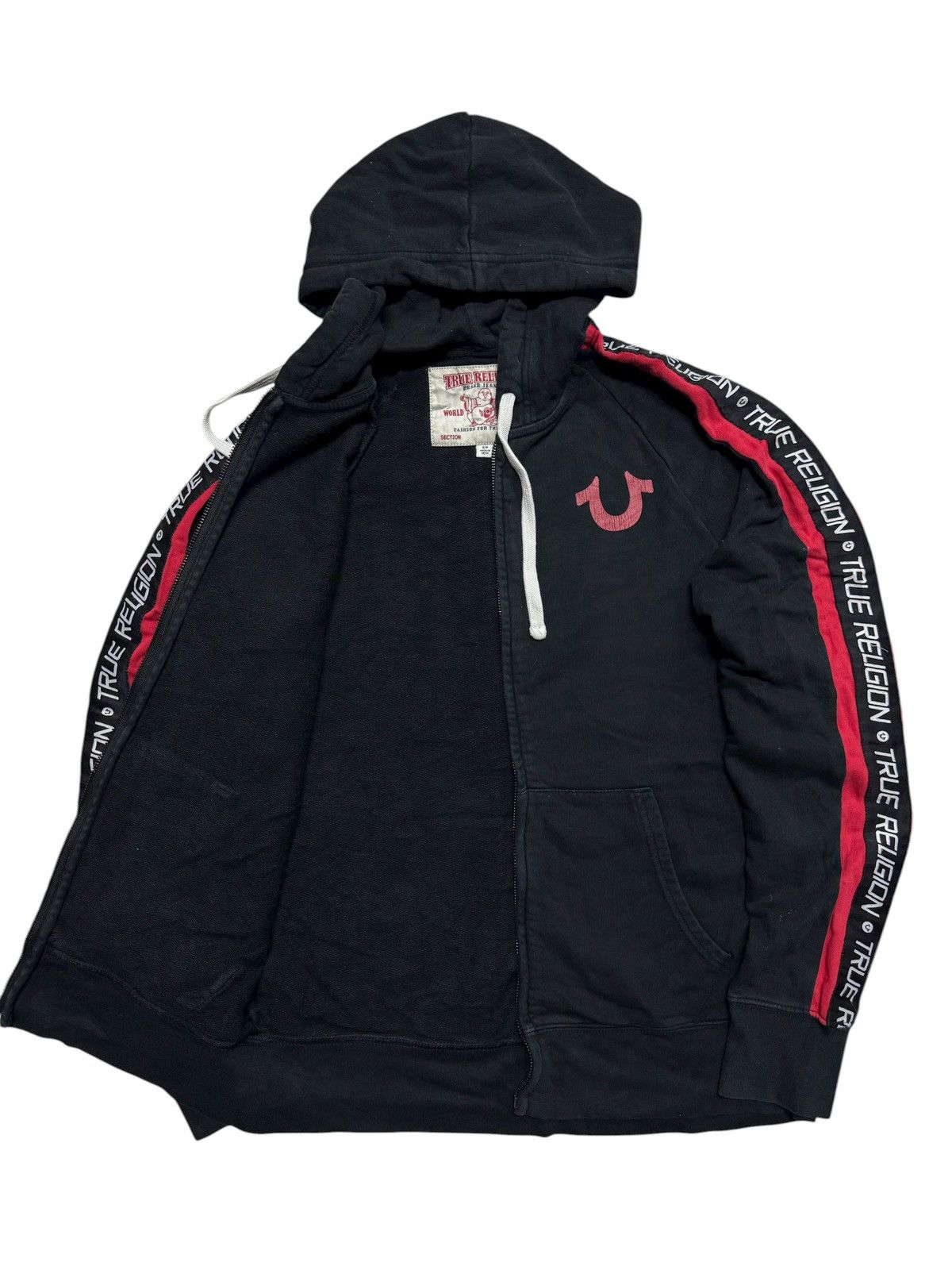 True Religion 💥VINTAGE Y2K TRUE RELIGION SIDETAP HOODIE ZIPPER RARE STYLE Size US S / EU 44-46 / 1 - 1 Thumbnail