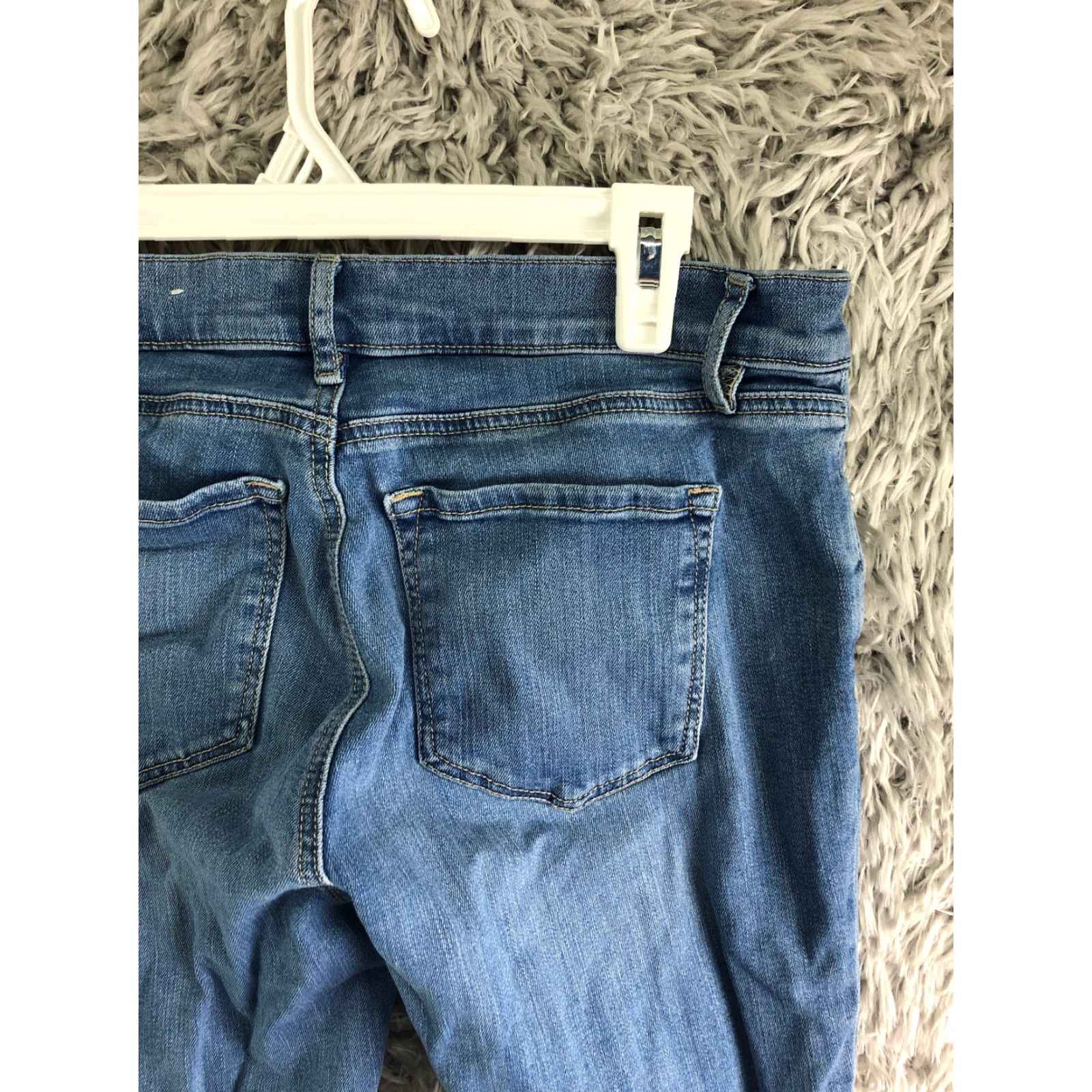 Loft VINTAGE: No LOFT Jeans Modern Skinny Women Size 2 Mid Rise Accented Ankle Blue Denim Jeans Women Modern Skinny LOFT Size 26" / US 2 / IT 38 - 7 Thumbnail