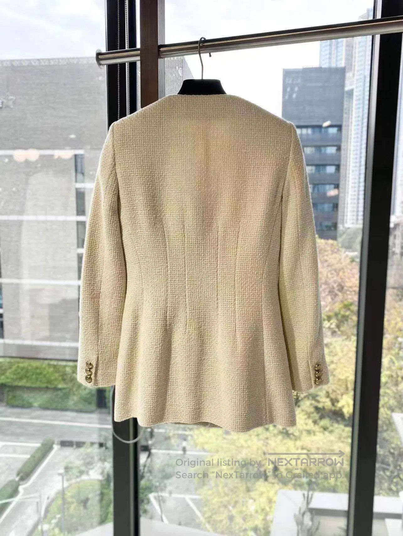 Gucci Guicci Woven gold buckle jacket coat| Size XXS / US 00 / IT 34 - 3 Thumbnail