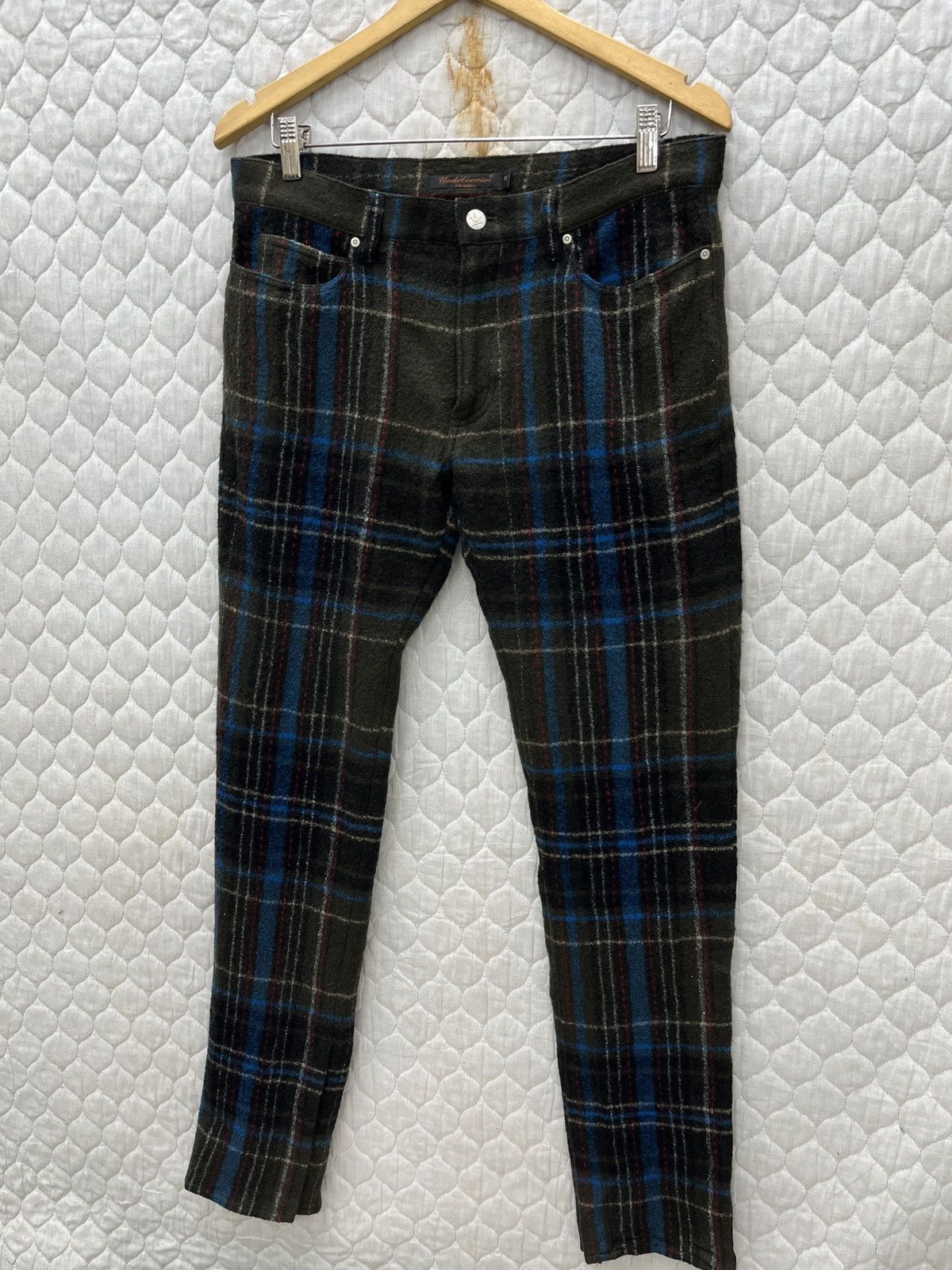 Undercover 🔥🔥🔥ARCHIVE AW04 UNDERCOVERISM FOR REBEL TARTAN PUNK PANTS Size US 33 - 3 Thumbnail