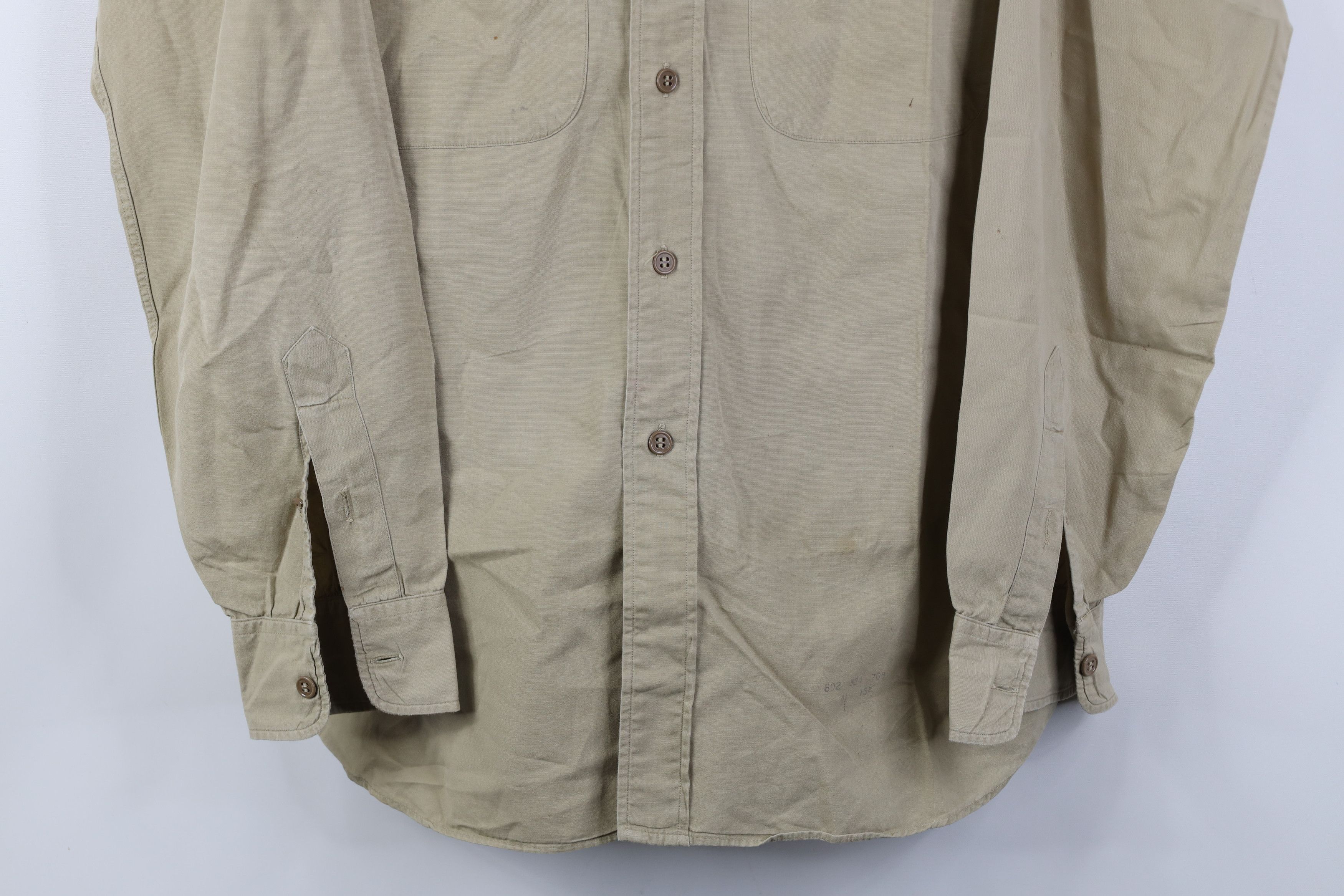 Vintage Vintage 40s 50s Elbeco Poplin Sanforized Button Shirt USA Size US M / EU 48-50 / 2 - 3 Thumbnail