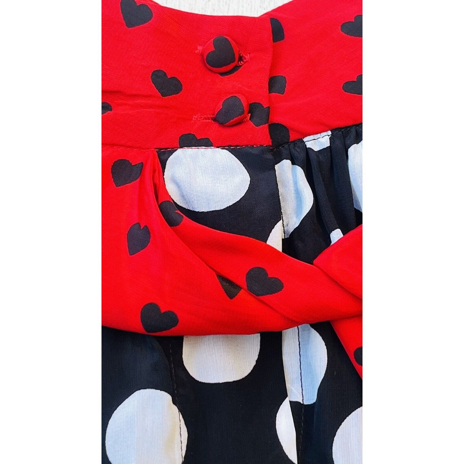 Diesel Diesel Women's 0-MARCIL Skirt Hearts & Polka Dots Print Pock Size 27" / US 4 / IT 40 - 10 Thumbnail