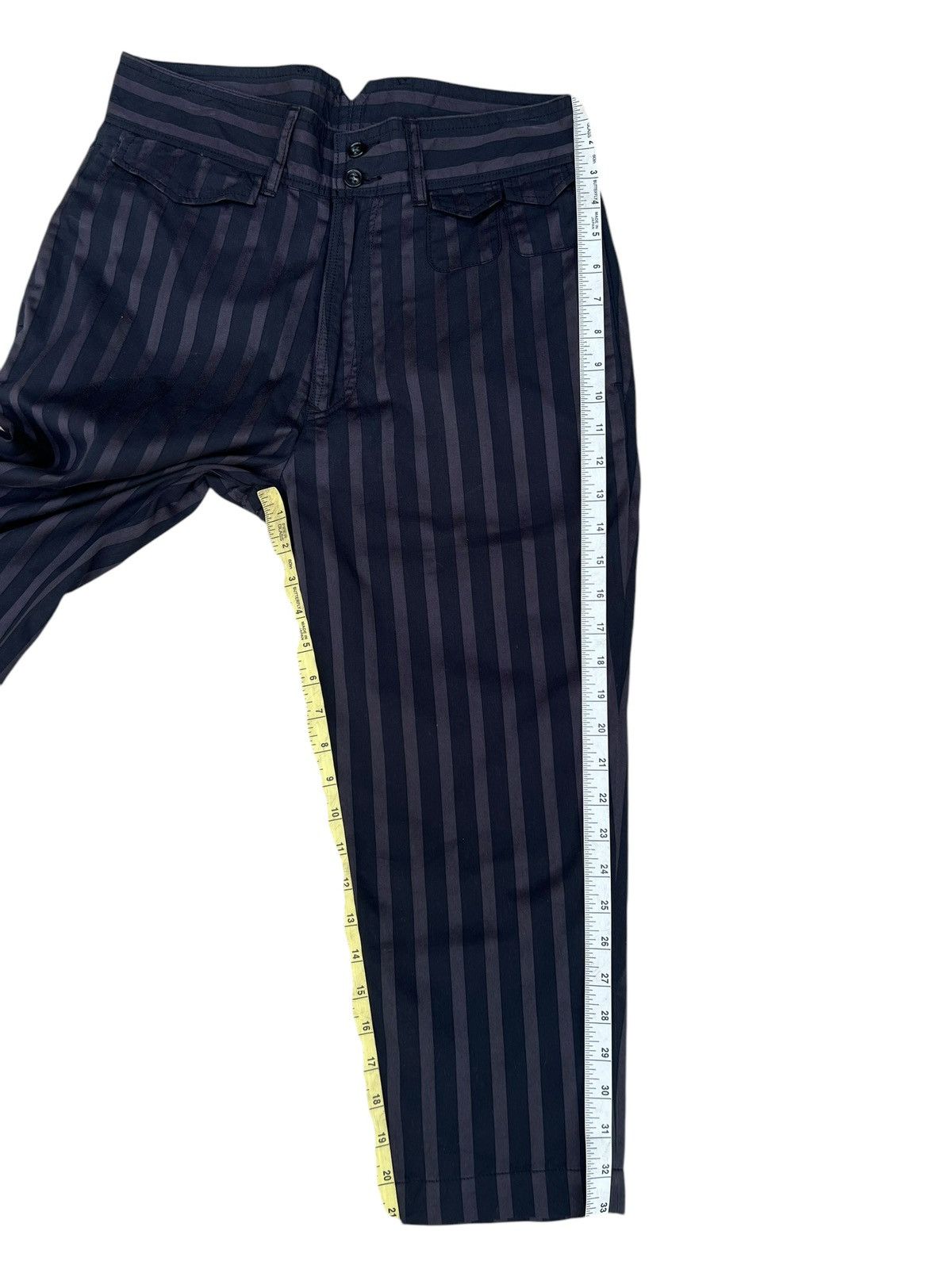 Bed j.w. Ford MOTEL By Keisuke Kohsaka Vertical Striped Cropped Pant Size US 31 - 4 Thumbnail