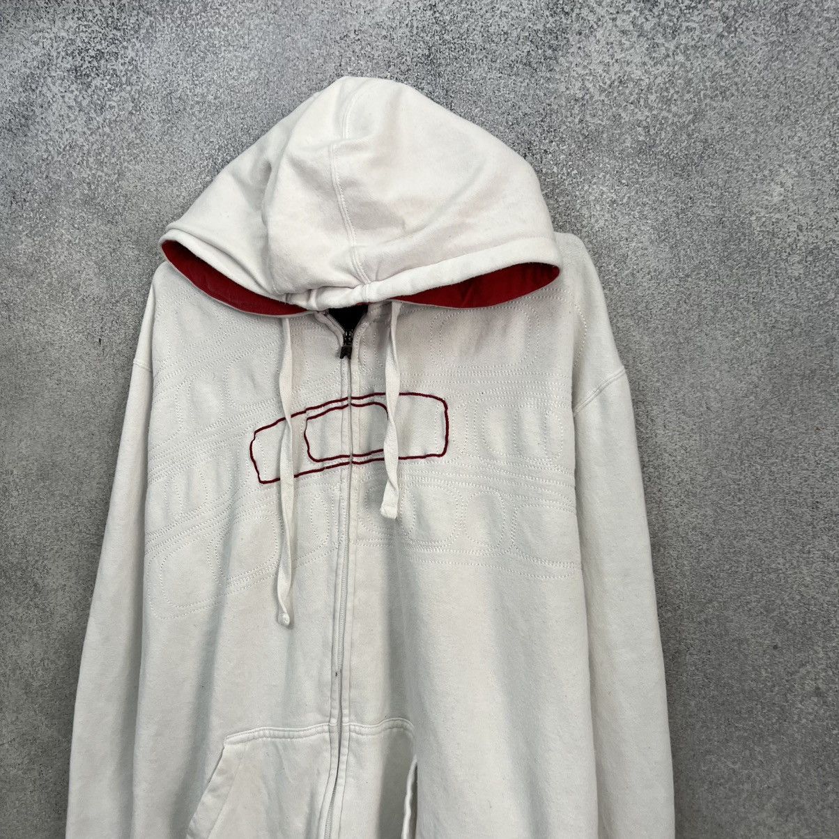 Oakley Vintage Oakley Zip Hoodie Big Logo Size US XL / EU 56 / 4 - 2 Thumbnail