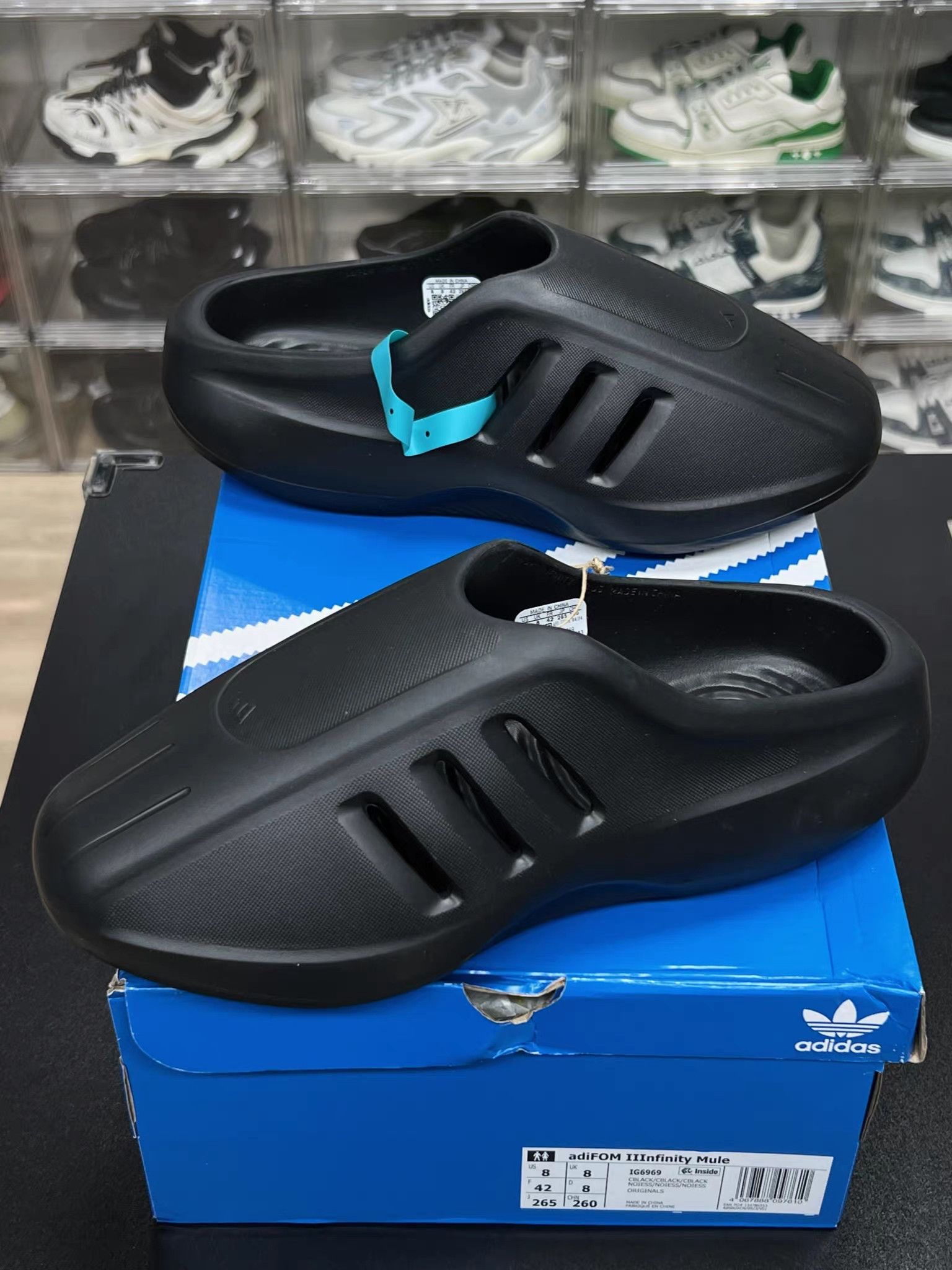 Adidas Adidas AdiFOM Mule Slides K15 Size US 9 / EU 42 - 1 Thumbnail