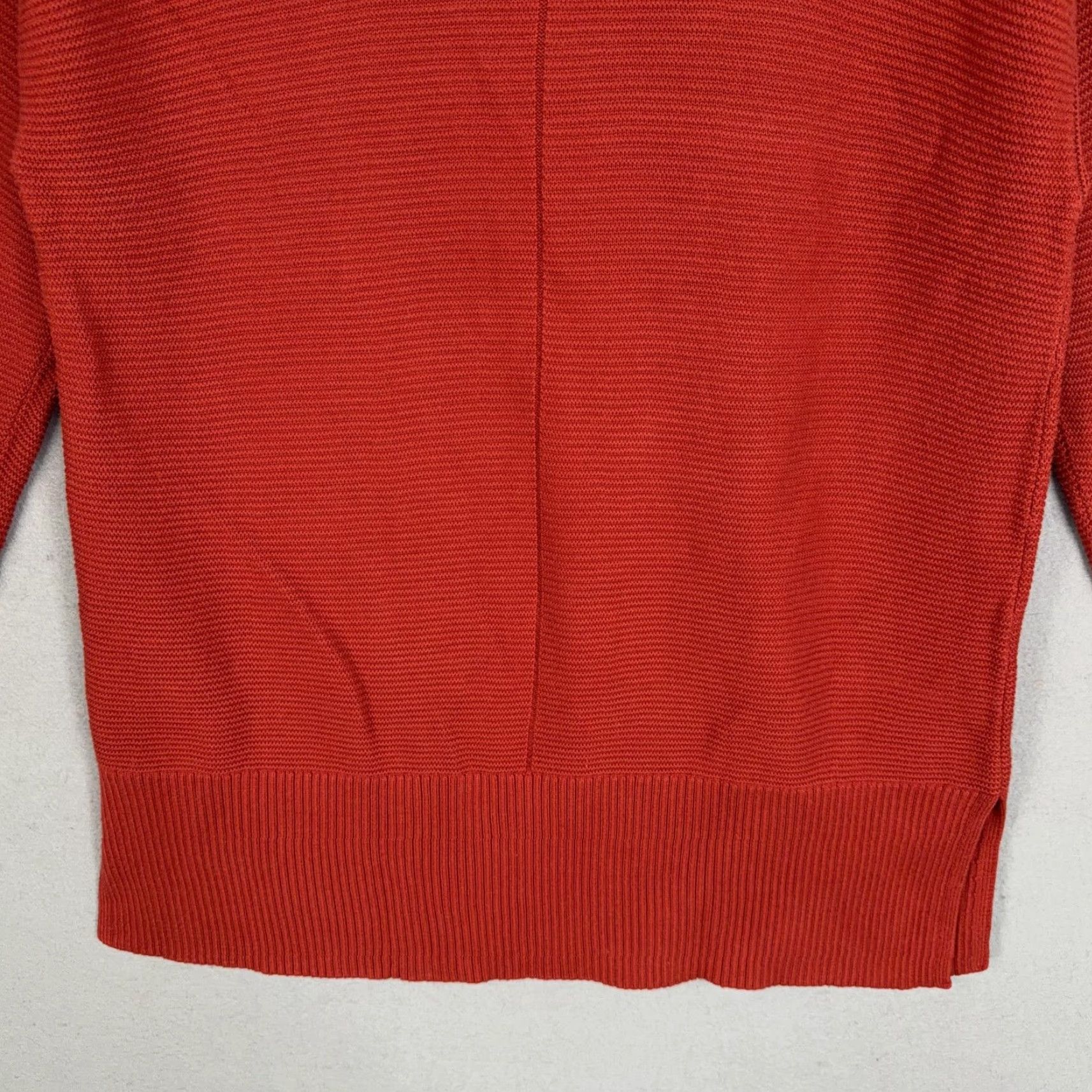 Talbots Talbots Sweater Tunic Womens 1X Red Ribbed Cozy Plus Soft Casual Knit Mock Neck Long Sleeve Size XL / US 12-14 / IT 48-50 - 3 Thumbnail