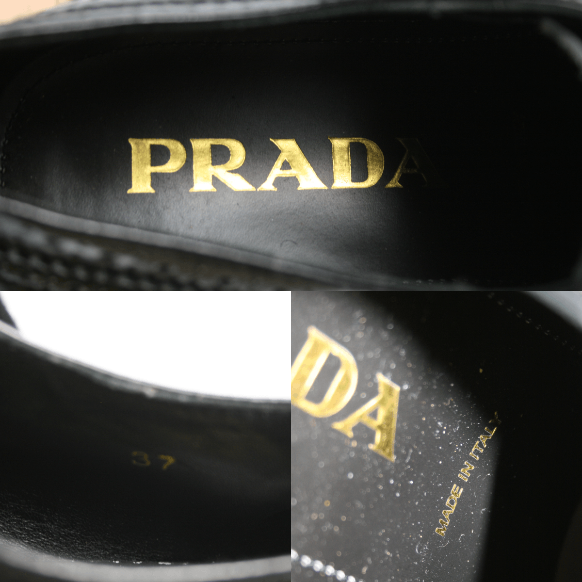 Prada Wingtip Brogue Platform Patent Leather Derby Size US 7 / IT 37 - 12 Thumbnail