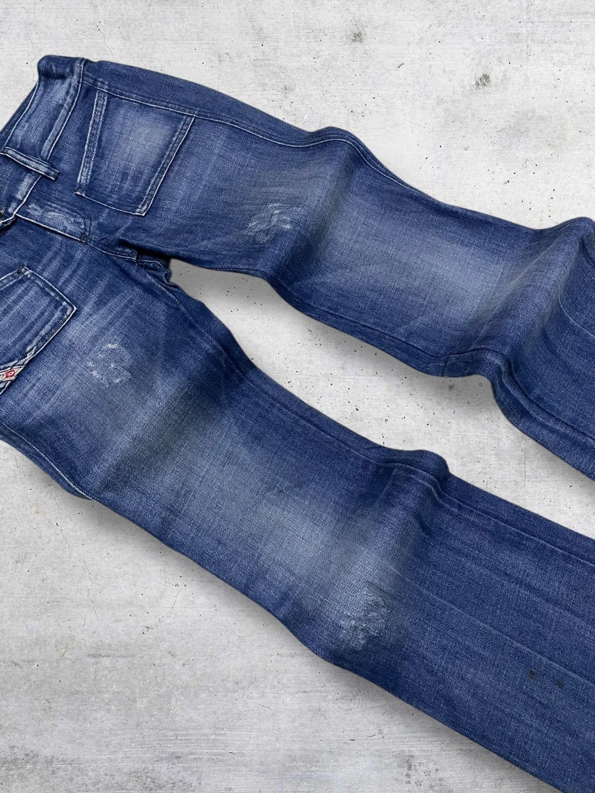 Diesel VINTAGE DIESEL INDUSTRY 90S DESIGNER OG FLARED CUT DENIM Size US 26 / EU 42 - 7 Thumbnail