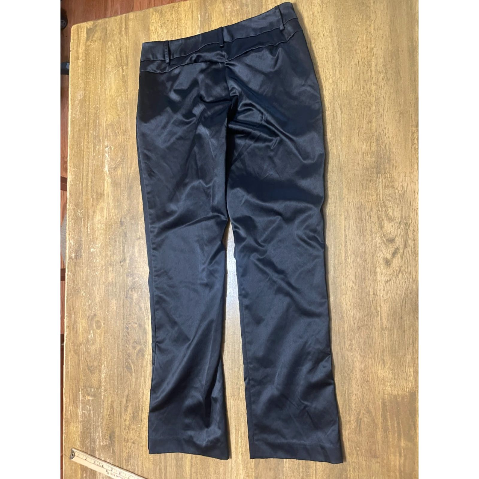 Sea New York New York & Company Pants Women’s 4 Black Stretch Straight Leg Casual Chino Regular Inseam 30 in Size 27" / US 4 / IT 40 - 2 Thumbnail