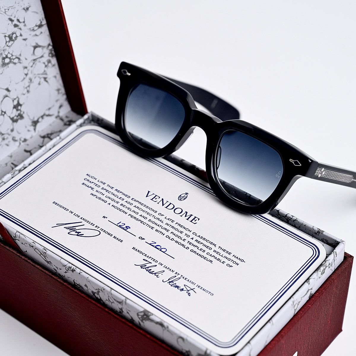 Jacques Marie Mage JACQUES MARIE MAGE VENDOME EPOXY PRUISSE SUNGLASSES Size ONE SIZE - 12 Thumbnail