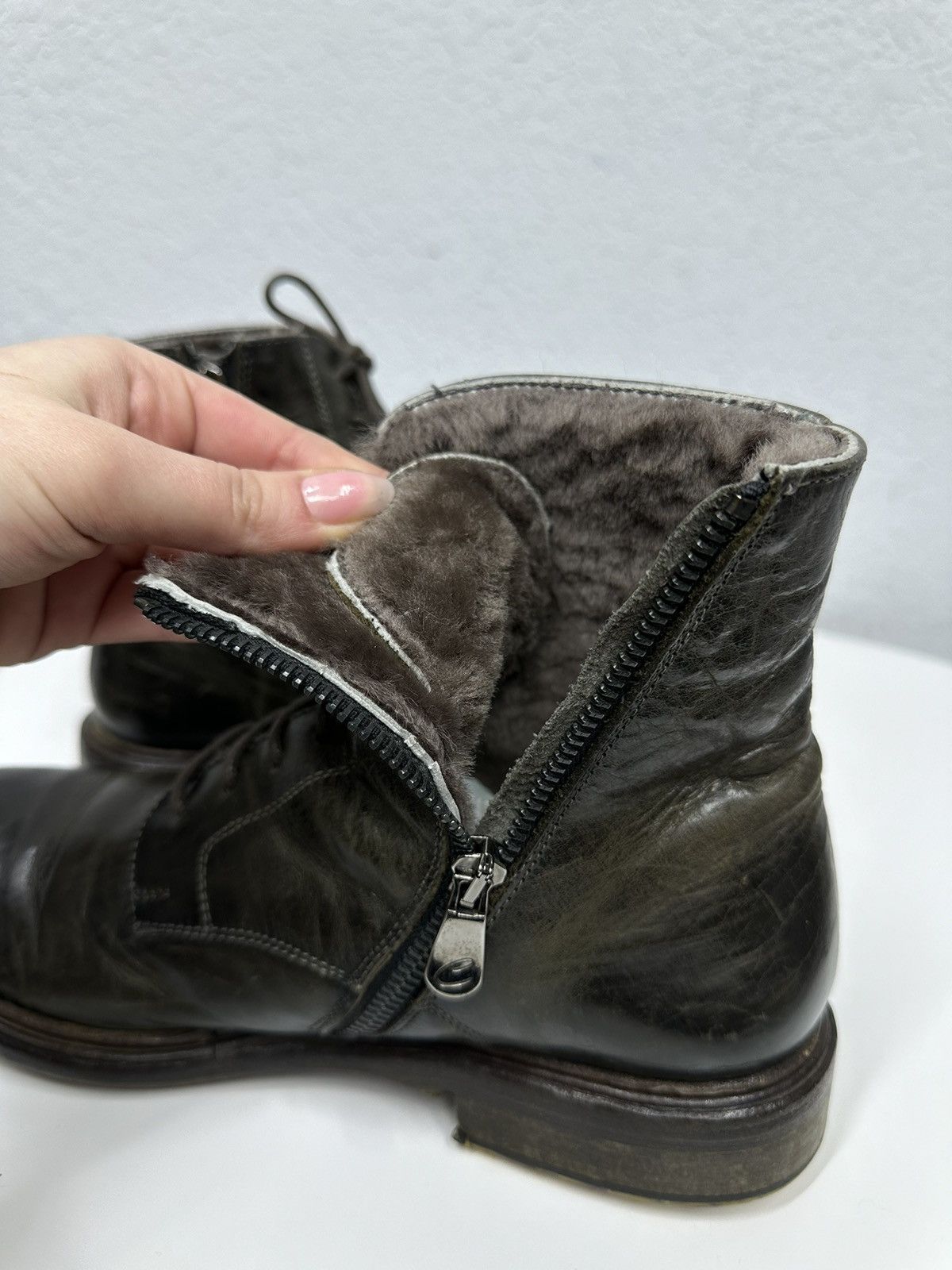 Hedi Slimane Vintage AS 98 Leather Boots IfSixWasNine Japan Balenciaga Size US 6 / EU 39 - 11 Thumbnail