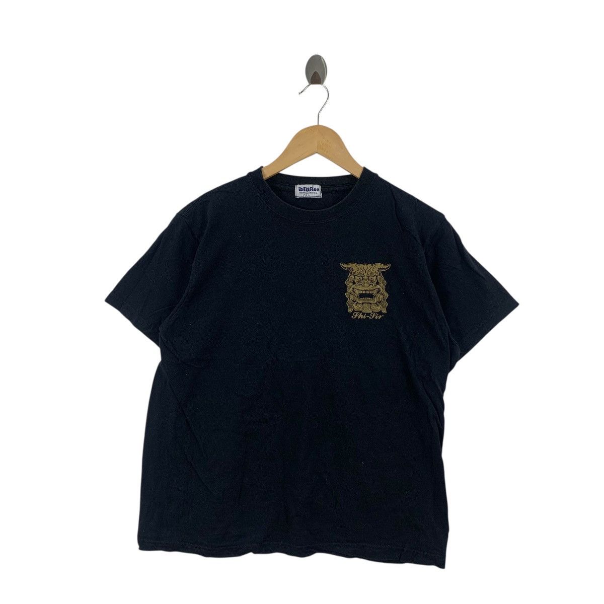 Vintage Vintage OKINAWA JAPAN SHISA Ryukyuan Cultural Artifact Tee Size US L / EU 52-54 / 3 - 4 Thumbnail