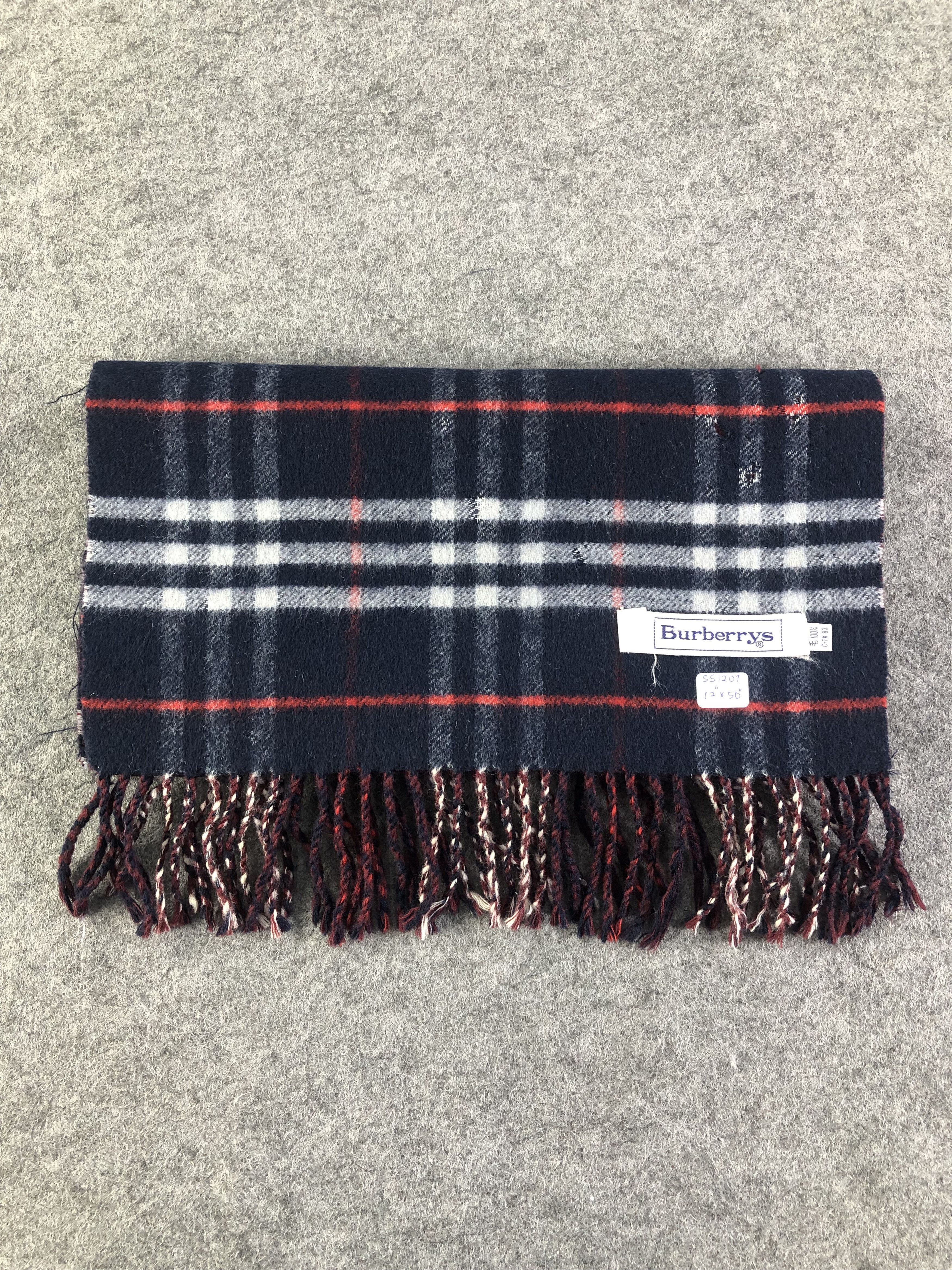 Burberry Burberry Blue Scarf / Muffler / Neckwear Size ONE SIZE - 11 Thumbnail