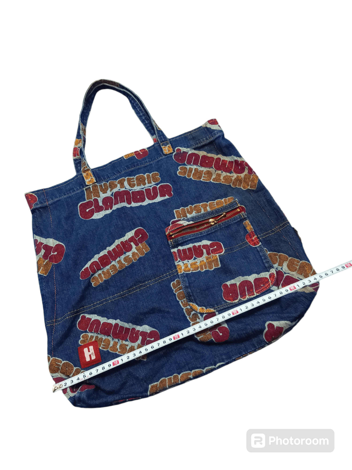 Hysteric Glamour Hysteric Glamour Denim Tote Bag Size ONE SIZE - 12 Thumbnail