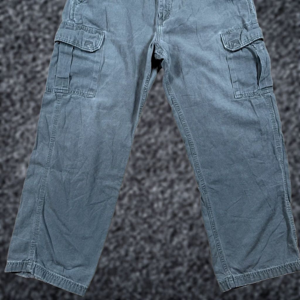 Carhartt VINTAGE Carhartt Pants Mens Green 34x29 Cargo Canvas Dungaree Fit Size US 34 / EU 50 - 1 Thumbnail