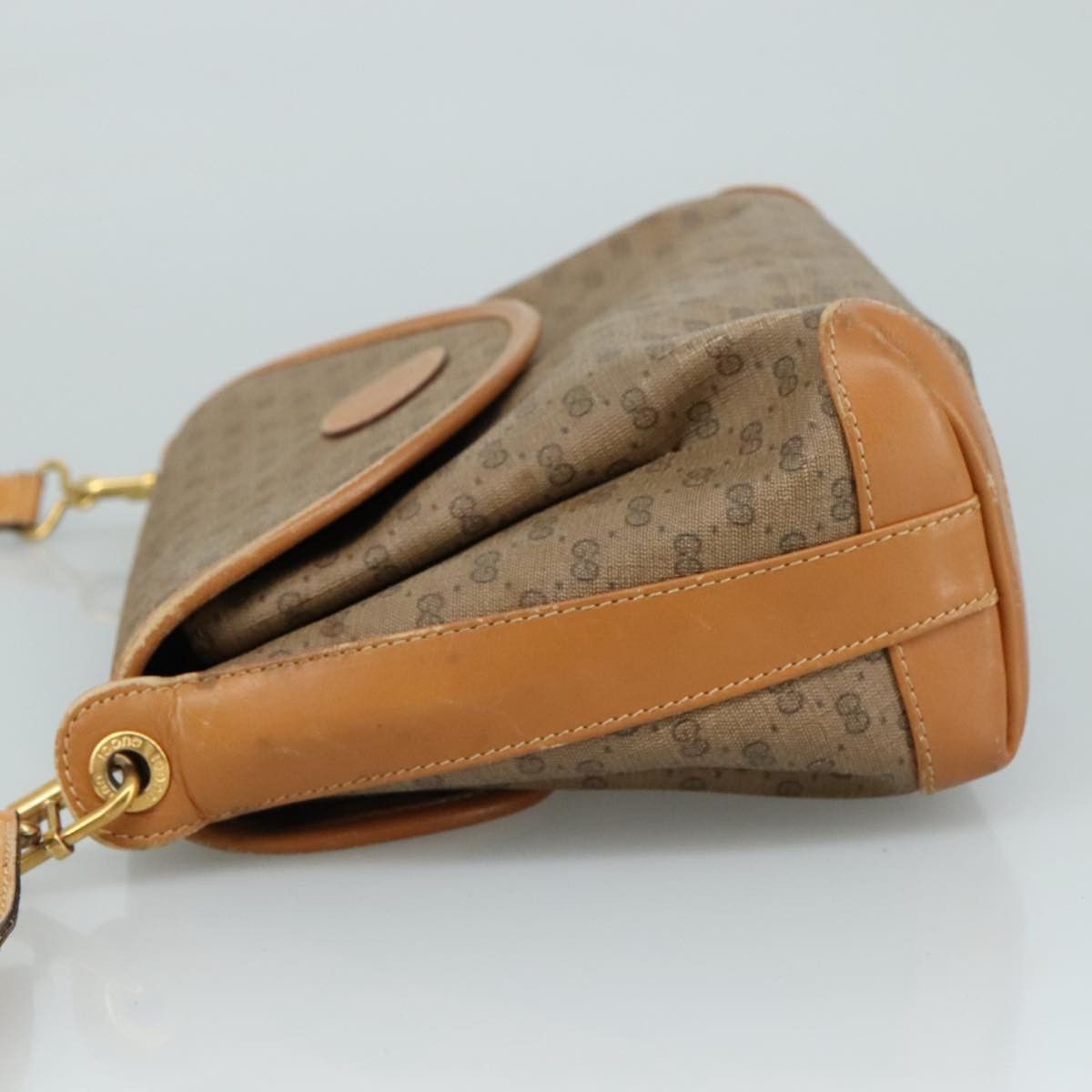 Gucci GUCCI Micro GG Supreme Shoulder Bag Pvc Beige Gold Size ONE SIZE - 4 Thumbnail