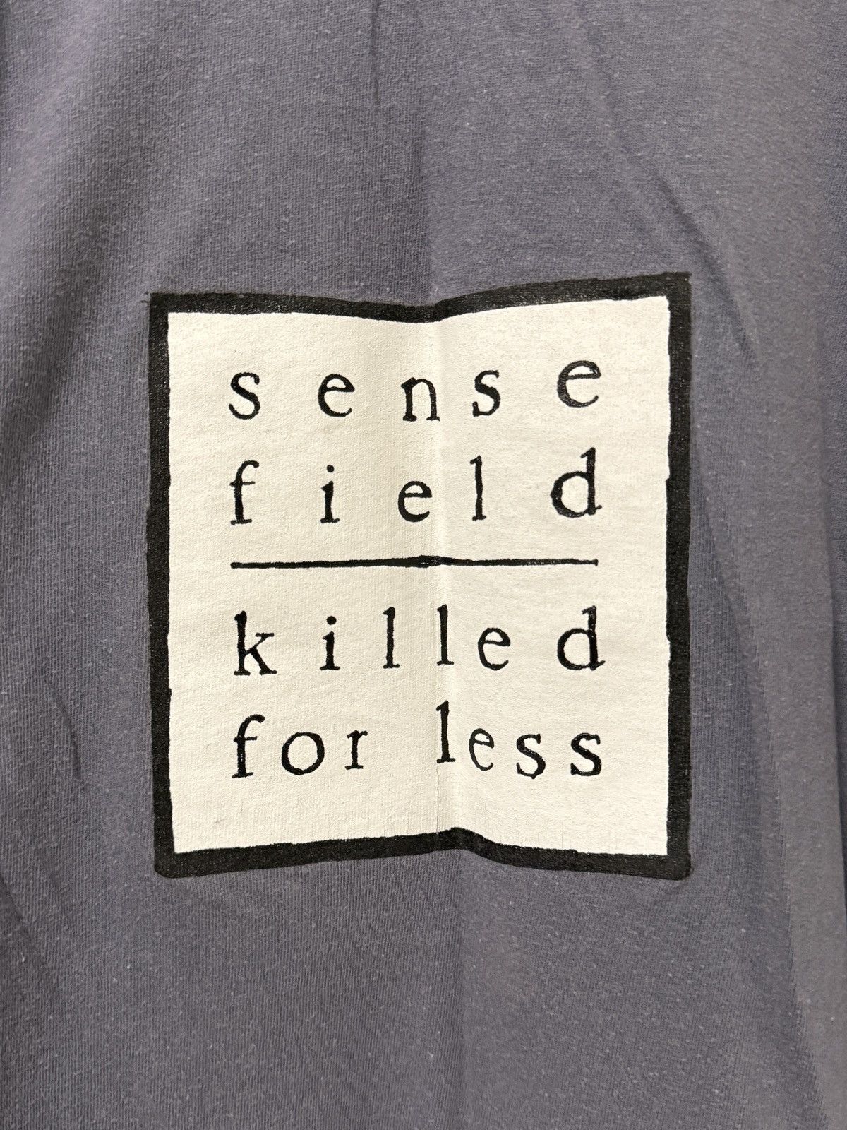 Band Tees SENSE FIELD killed for less Size US XL / EU 56 / 4 - 4 Thumbnail