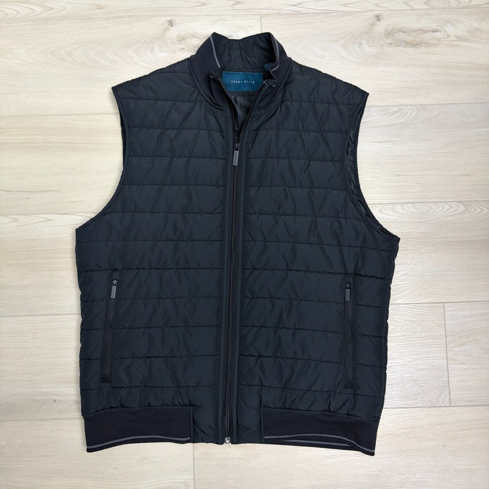 Perry Ellis PERRY ELLIS Designer Casual Fall Spring Puffer Vest Large Size US L / EU 52-54 / 3 - 5 Thumbnail