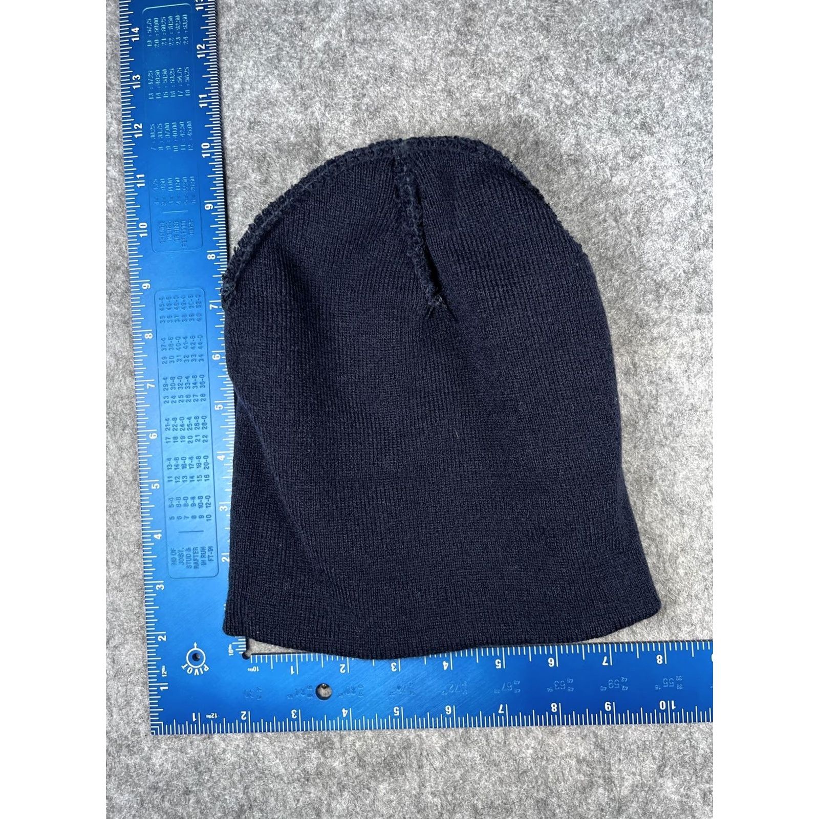 Vintage SRmax Beanie Mens One Size Blue Knit Stretch Slip Resistant Shoes Winter Hat Size ONE SIZE - 5 Thumbnail
