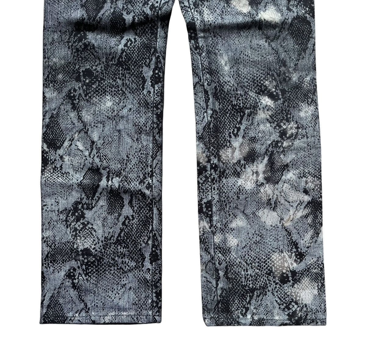 14th Addiction × 5351 POUR LES HOMMES × Japanese Brand 5351 Pourles Hommes Printed Snake skin Pants Size US 28 / EU 44 - 4 Thumbnail