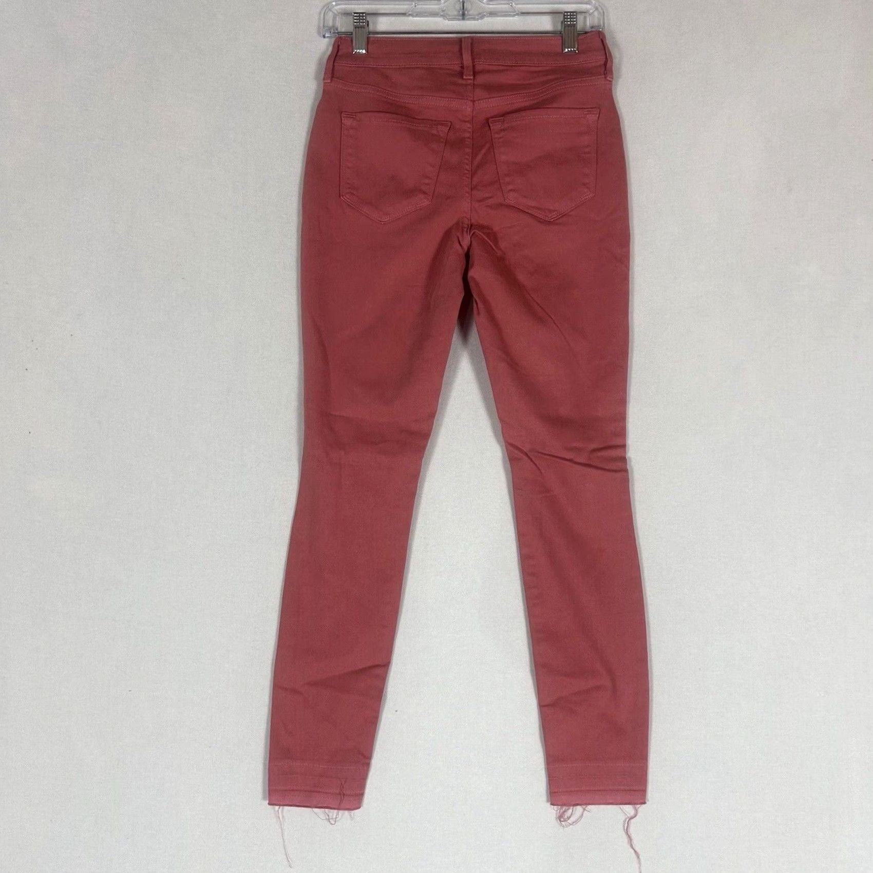 Old Navy Old Navy Womens Skinny Jeans Rockstar Mid Rise Pink NWT 2 RockStar Denim Slim Pocket 5-Pocket Fit Size 26" / US 2 / IT 38 - 7 Thumbnail