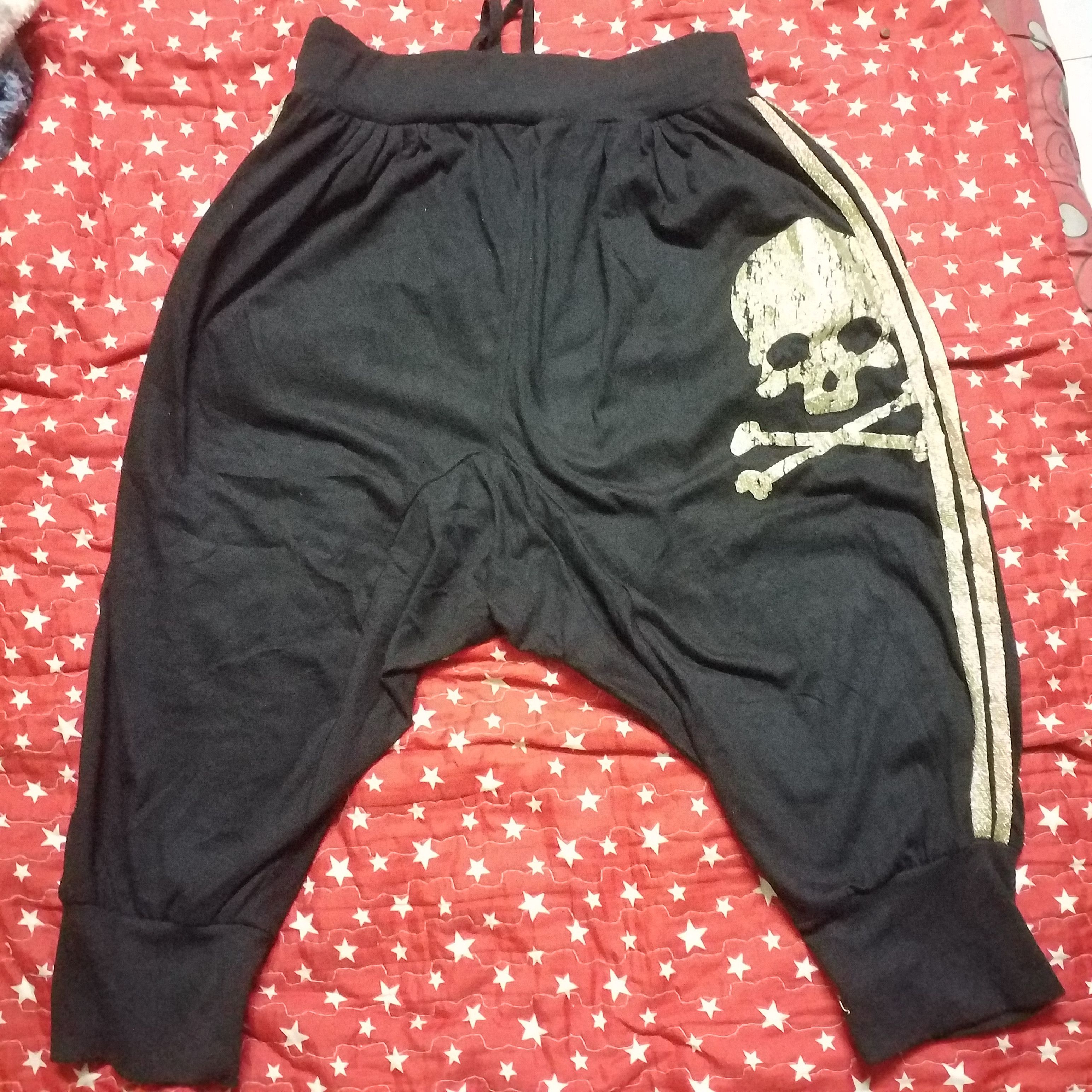 Other ballon pant skull with line gold size M 26 to 38 inch Size 38" / US 16 / IT 52 - 3 Thumbnail