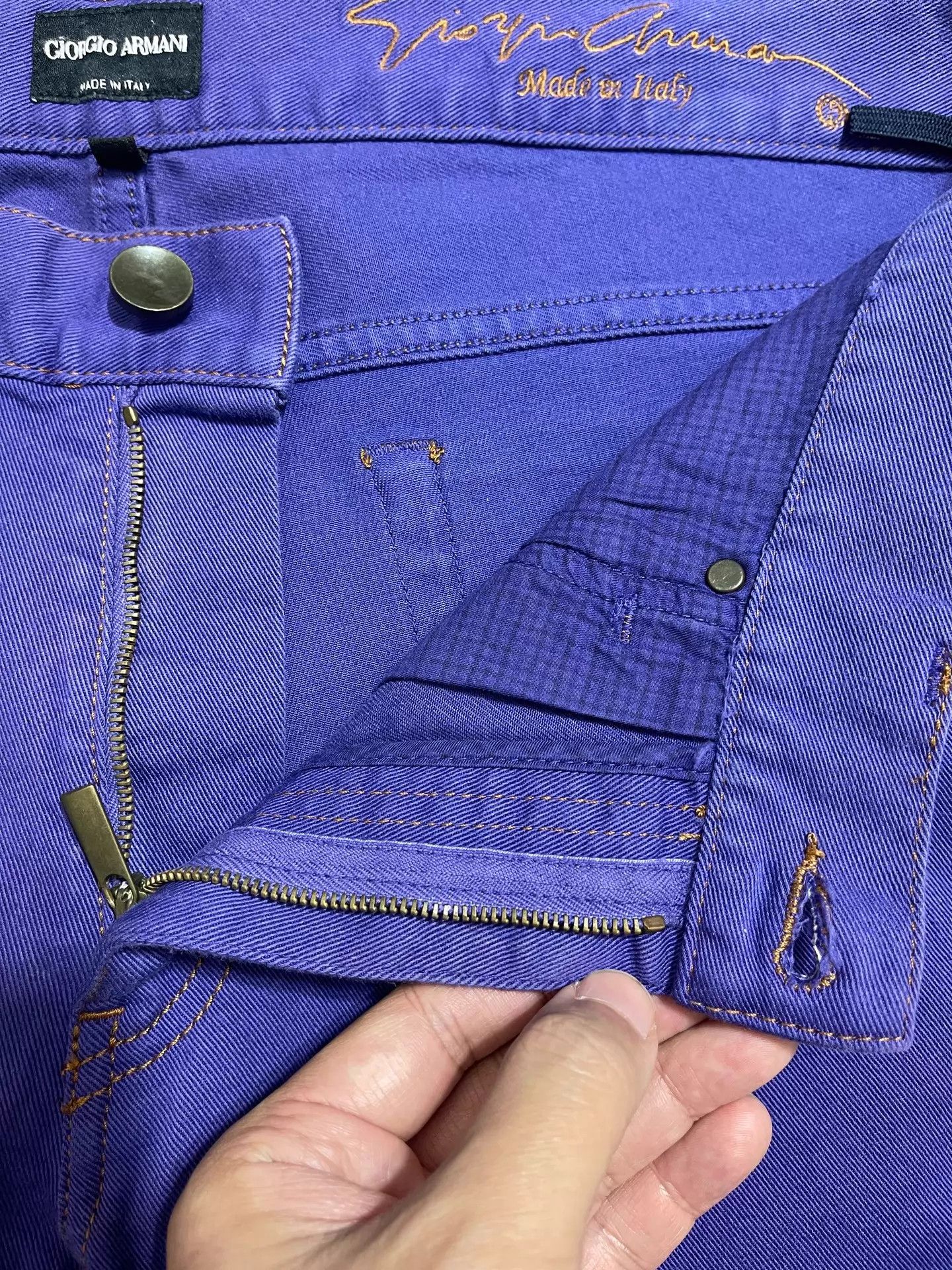 Giorgio Armani Giorgio Armani Slim Fit Jeans 31 NWT Size US 31 - 4 Thumbnail