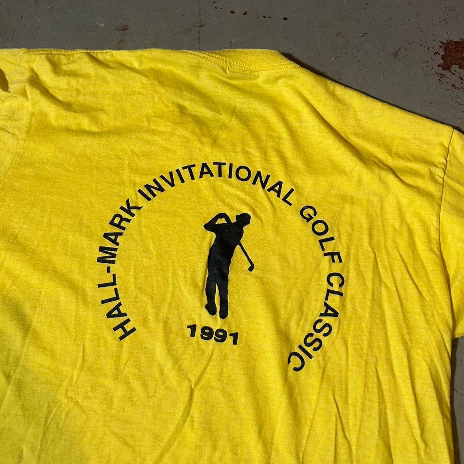 Hanes 90s yellow single stitch Size US XL / EU 56 / 4 - 2 Thumbnail