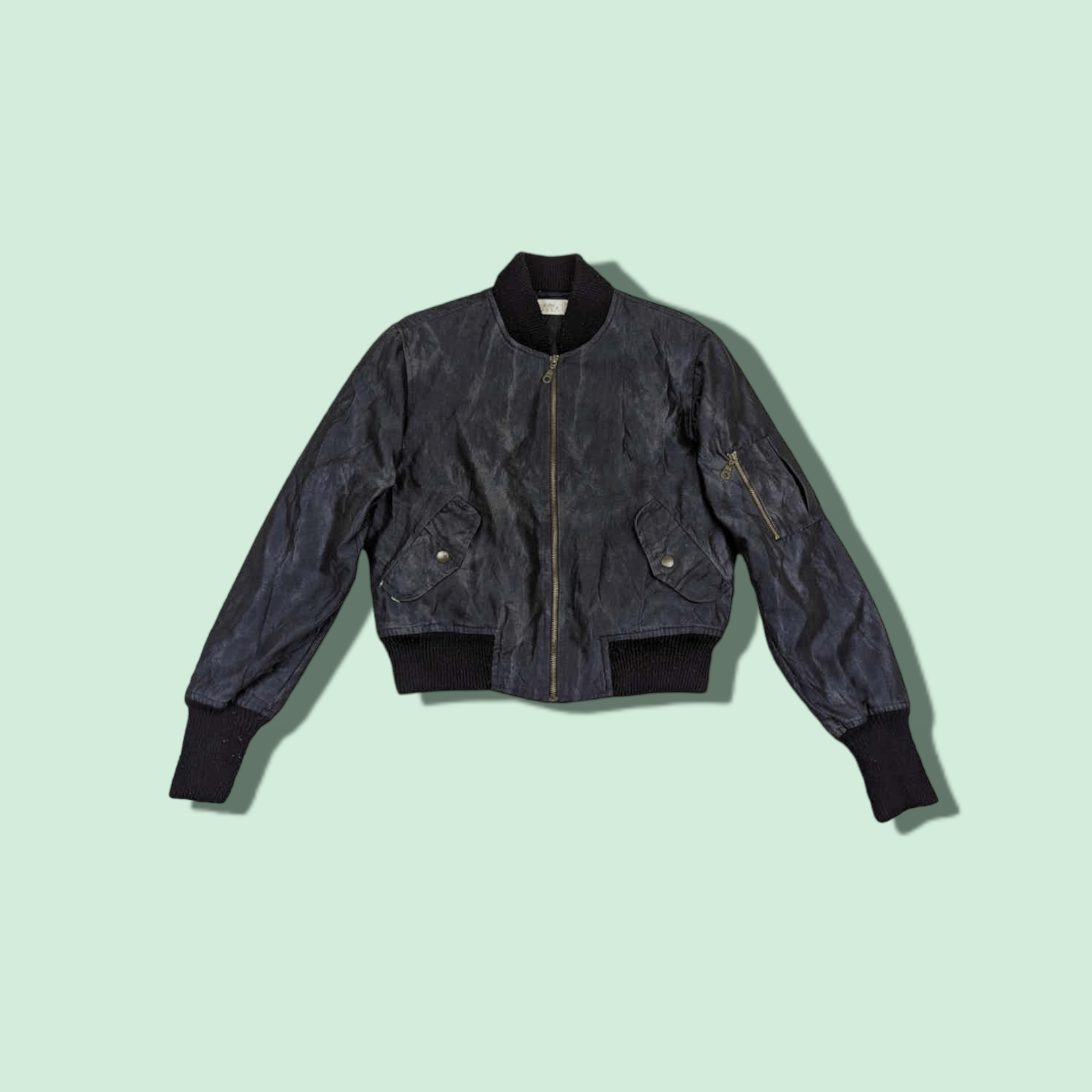 Japanese Brand Vintage ELEONORA AMADEI Made In Italy Bomber Jacket Size S / US 4 / IT 40 - 1 Thumbnail