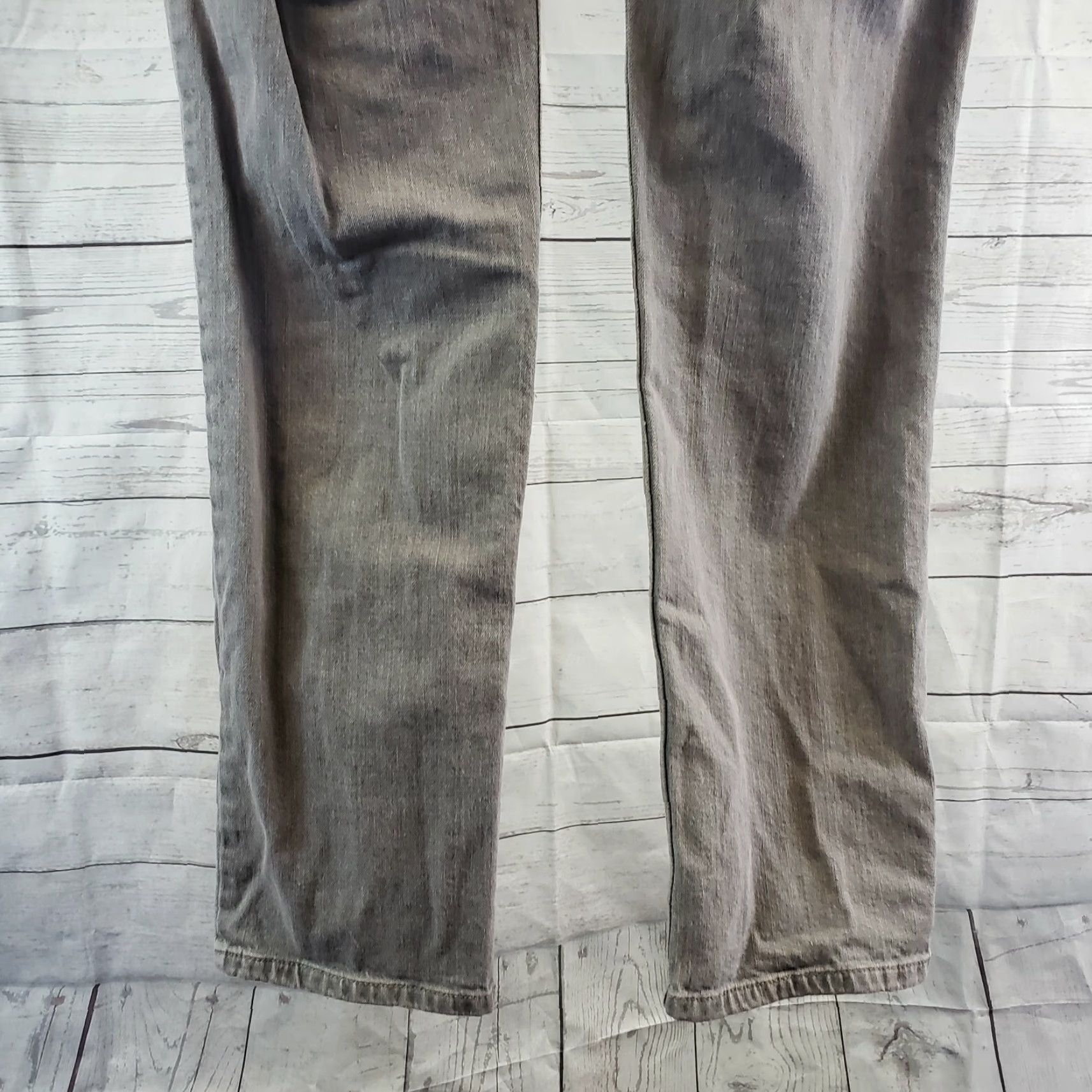 J. Jill J. Jill Jeans Slim Leg 10 Gray Cotton Blend Mid Rise Stretch Women's Regular Inseam 32 Size 32" / US 10 / IT 46 - 5 Thumbnail