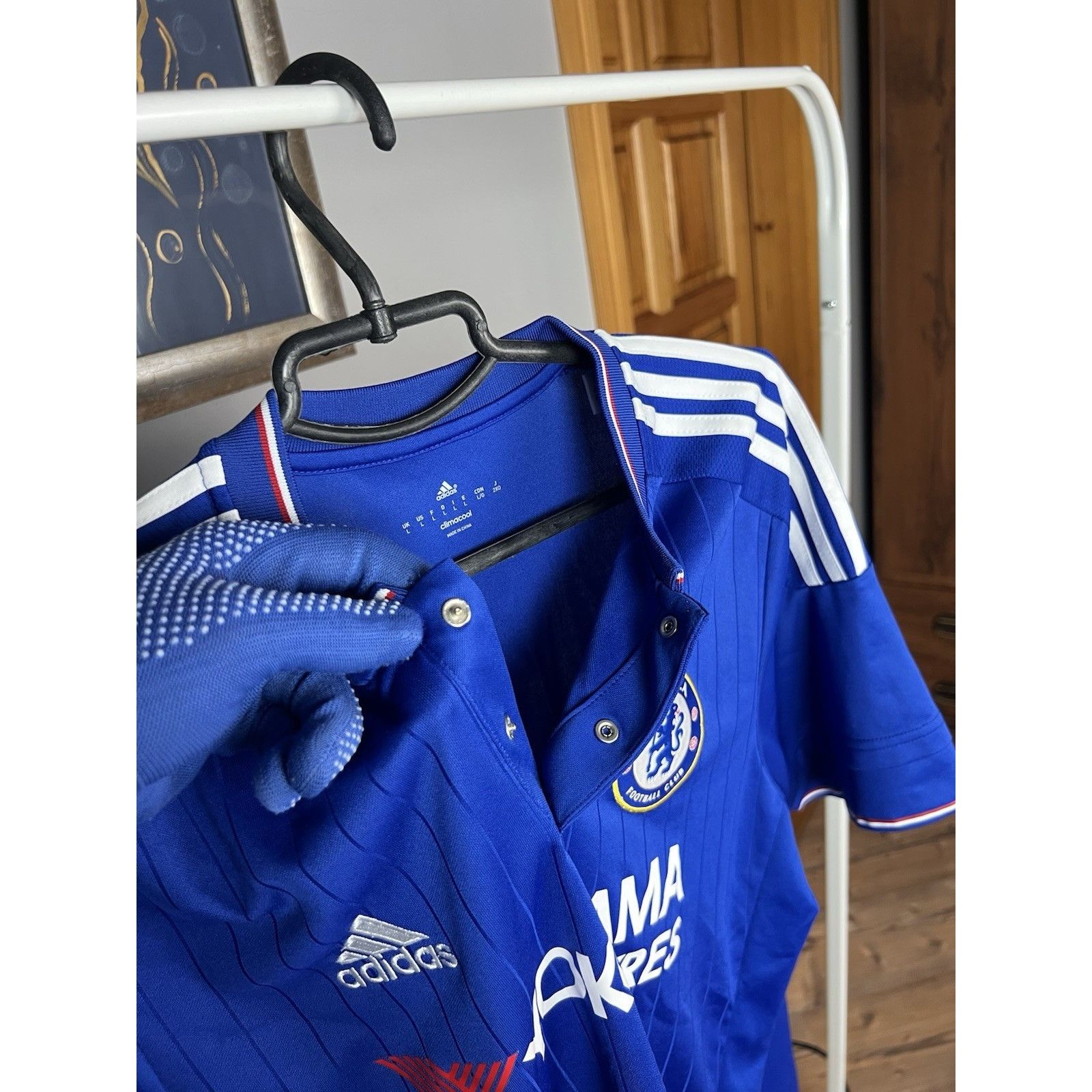 Adidas MINT! Chelsea Home football shirt 2015 Soccer Adidas Jersey Size US L / EU 52-54 / 3 - 8 Thumbnail