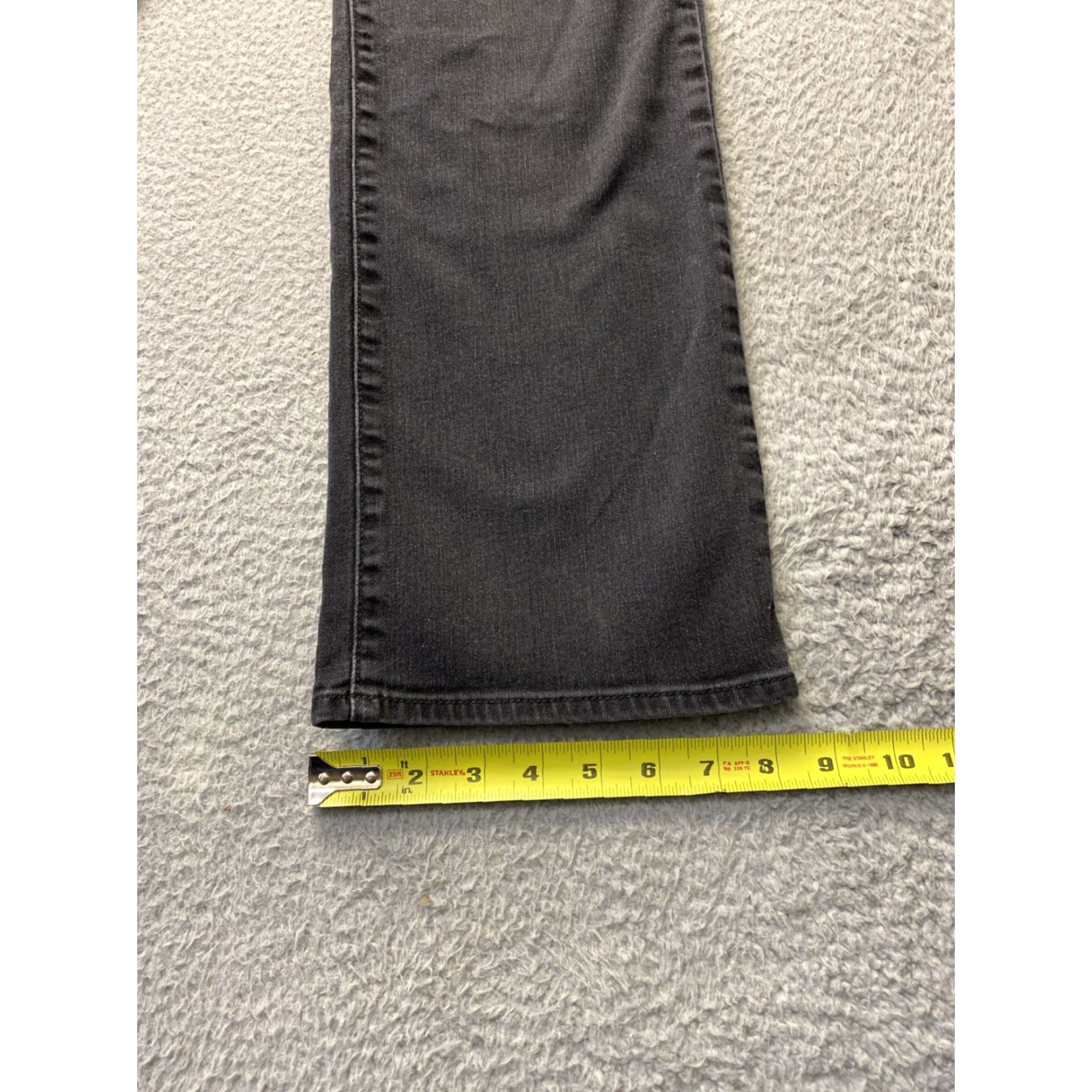 NYDJ VINTAGE? No. NYDJ Jeans Womens 12 Mid Wash Black Marilyn Straight Lift Tuck Stretch /162-1 Size 34" / US 12 / IT 48 - 5 Thumbnail