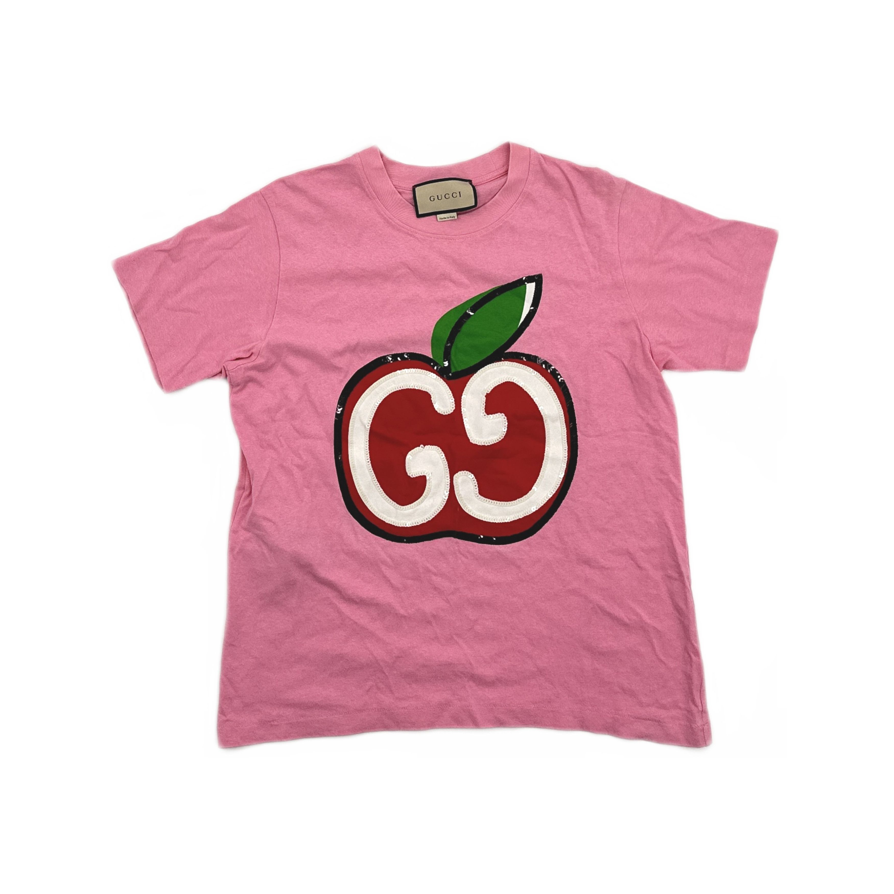 Gucci Gucci Apple Sequin T-Shirt Size S Size S / US 4 / IT 40 - 1 Thumbnail