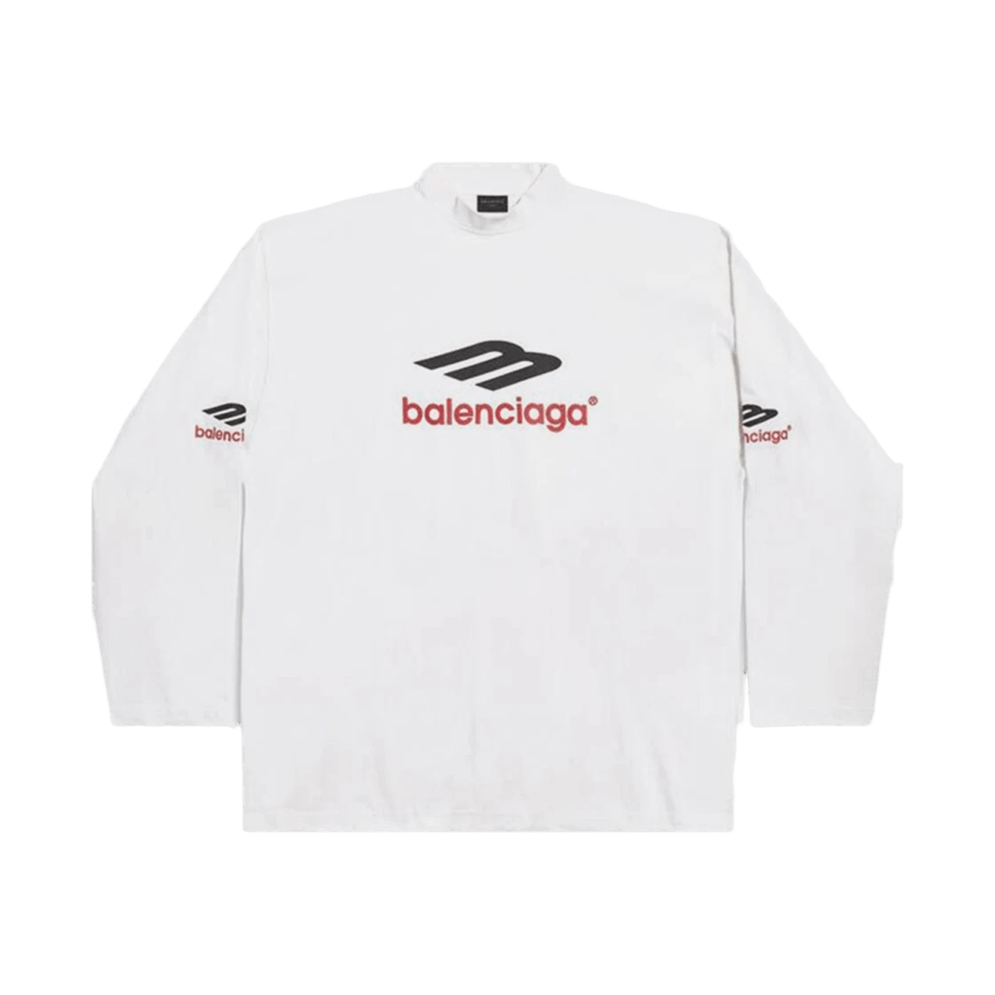 Balenciaga o1srvl11e0426 3B Sports Icon Long Sleeve T-Shirt Oversized Size US S / EU 44-46 / 1 - 1 Thumbnail