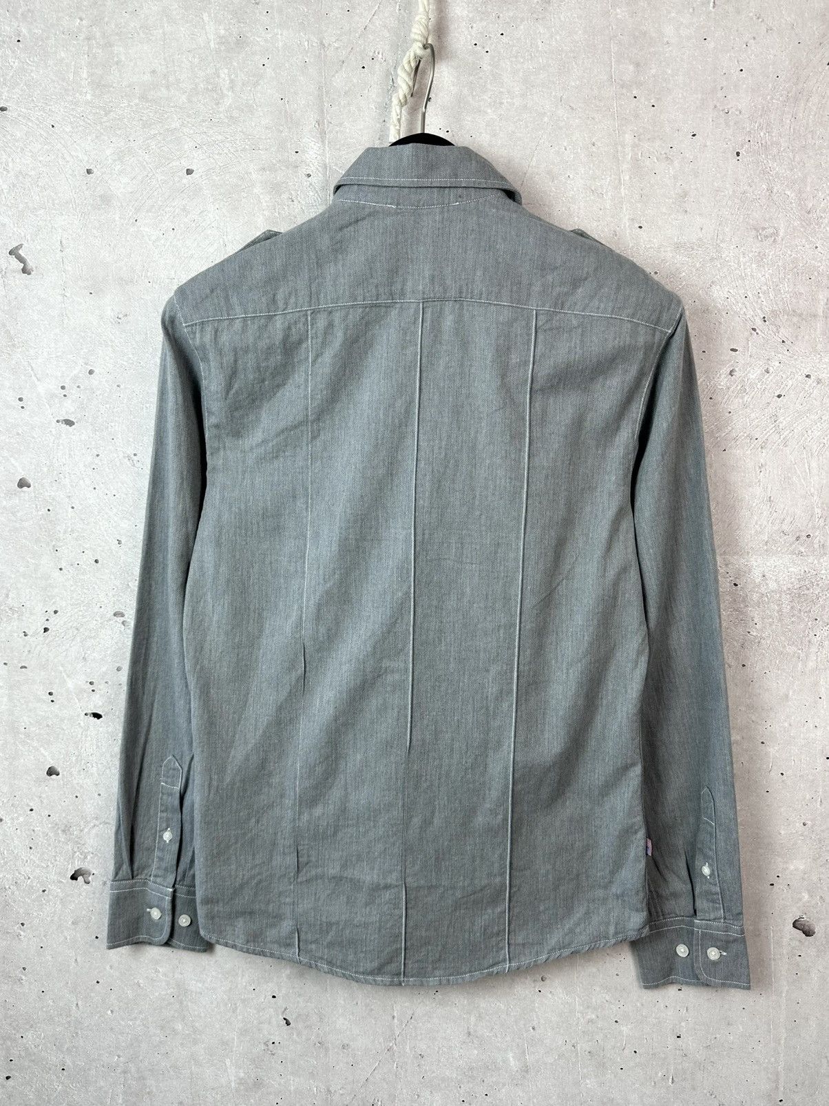 Eddie Bauer New Blauer Grey Cotton Long Sleeve With Straps Shirt Size US S / EU 44-46 / 1 - 8 Thumbnail