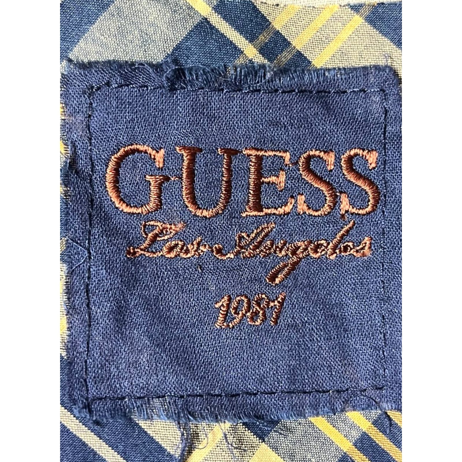 Guess GUESS Plaid Long Sleeve Shirt Dress Olive Brown M Knee Length Women Casual Flannel Dress Size M / US 6-8 / IT 42-44 - 6 Thumbnail